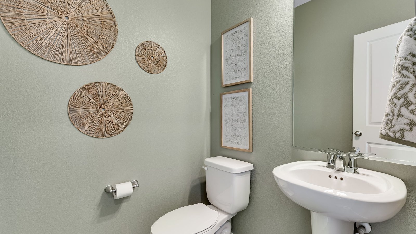 powder room in new home