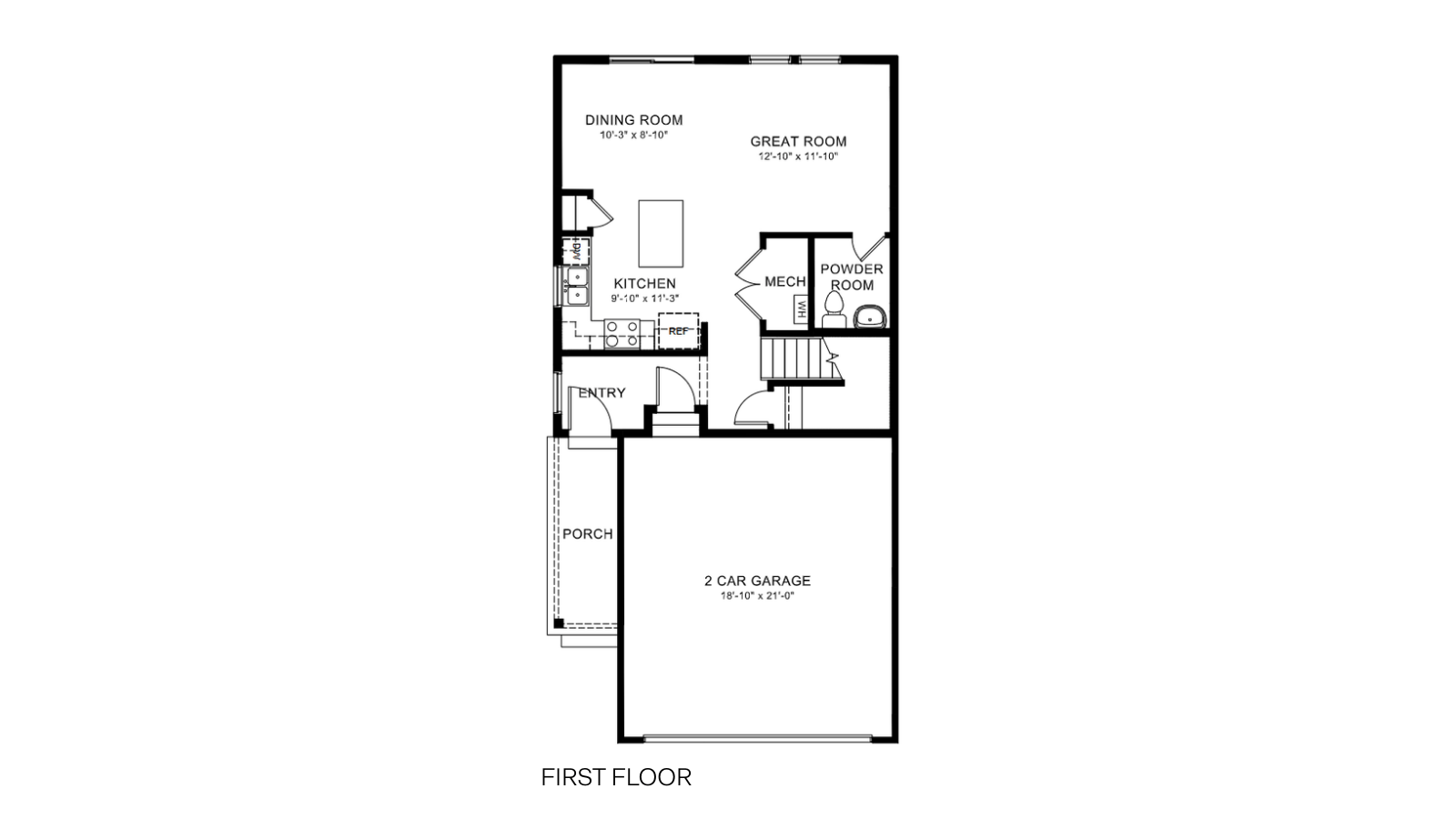 FIRST FLOOR PLAN