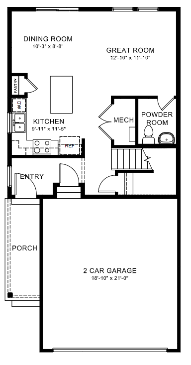 floor plan first floor