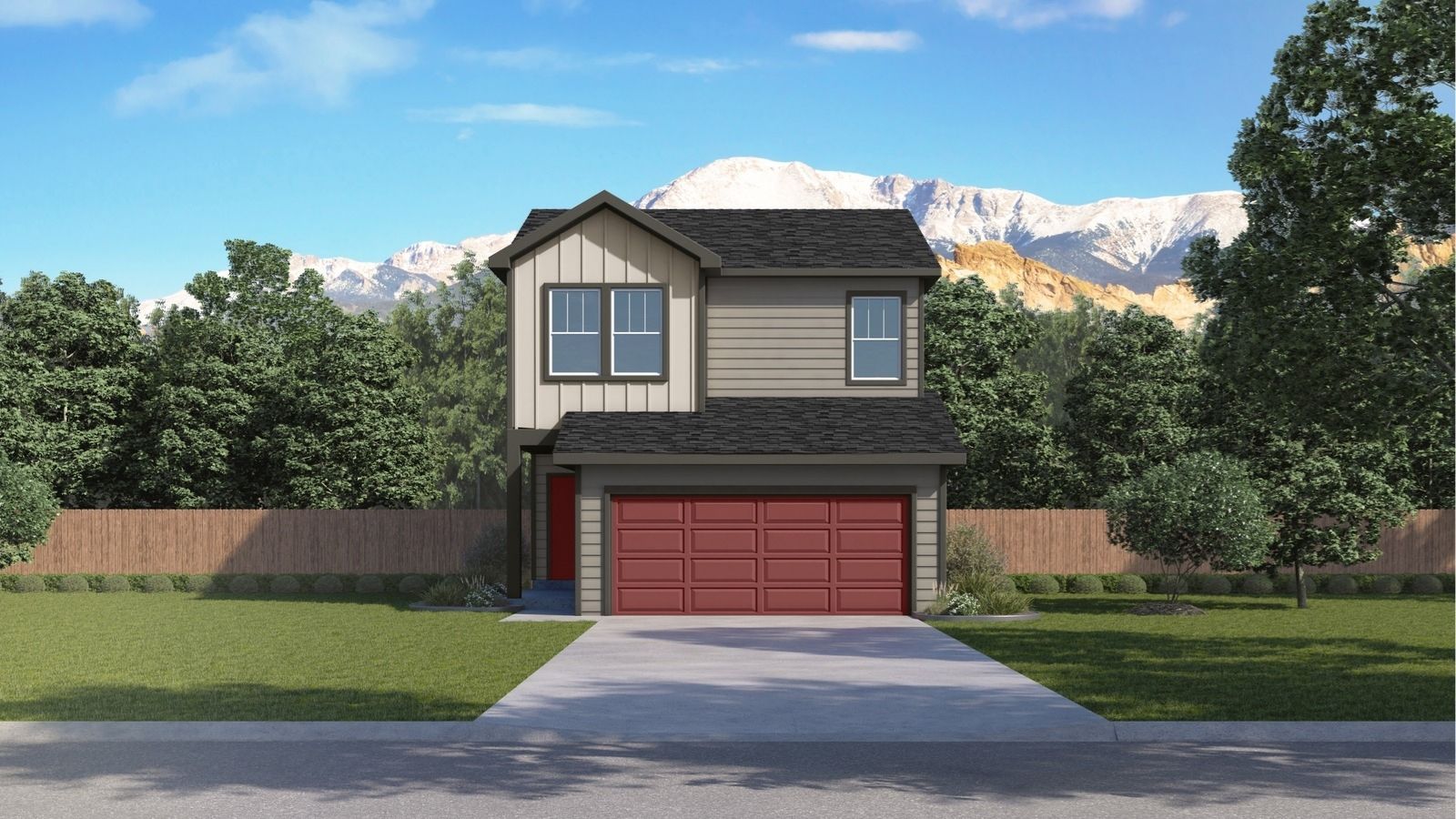 two story new home in colorado springs