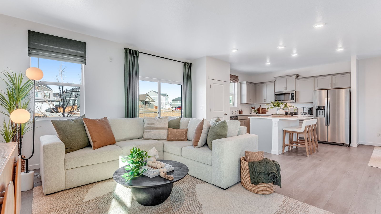 great room in new home