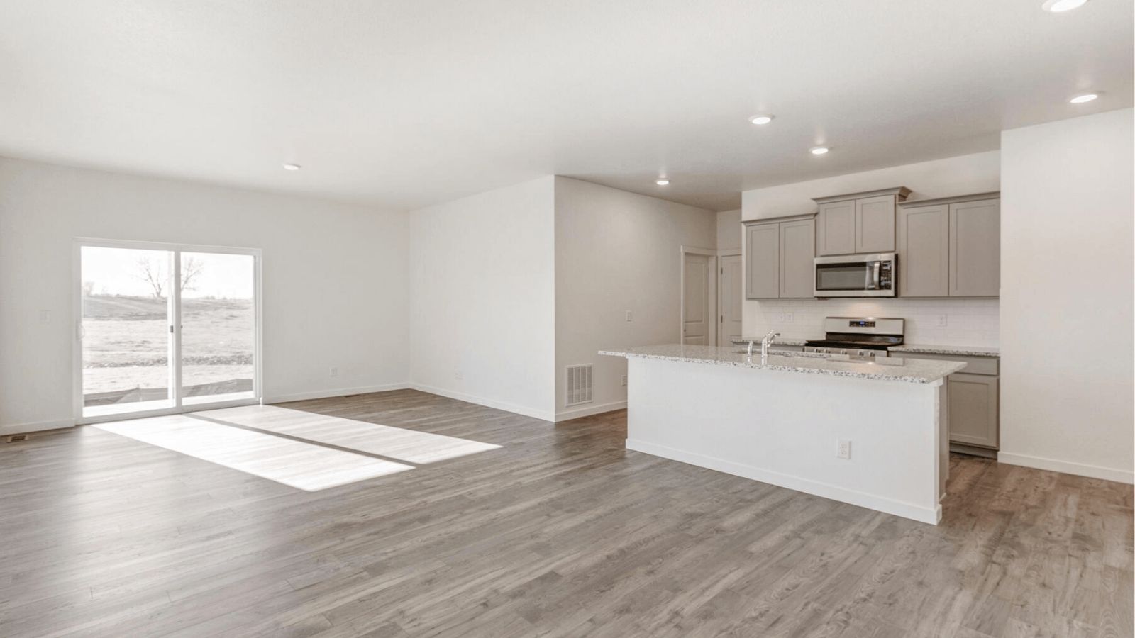 First floor living in Elm floor plan