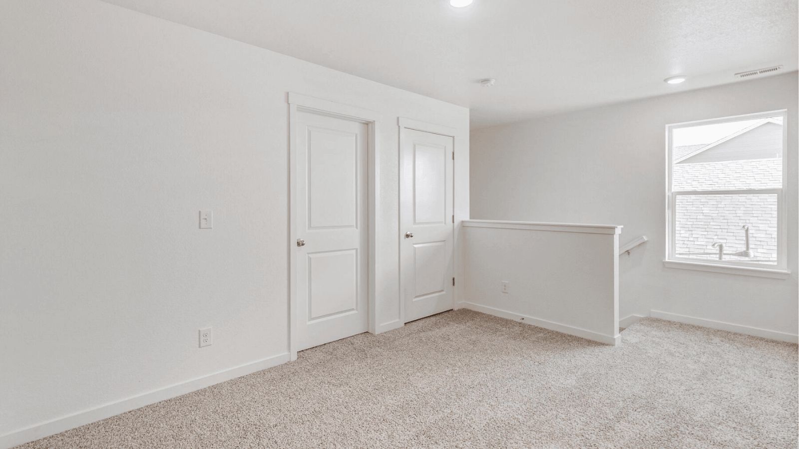 Upstairs loft space in new home