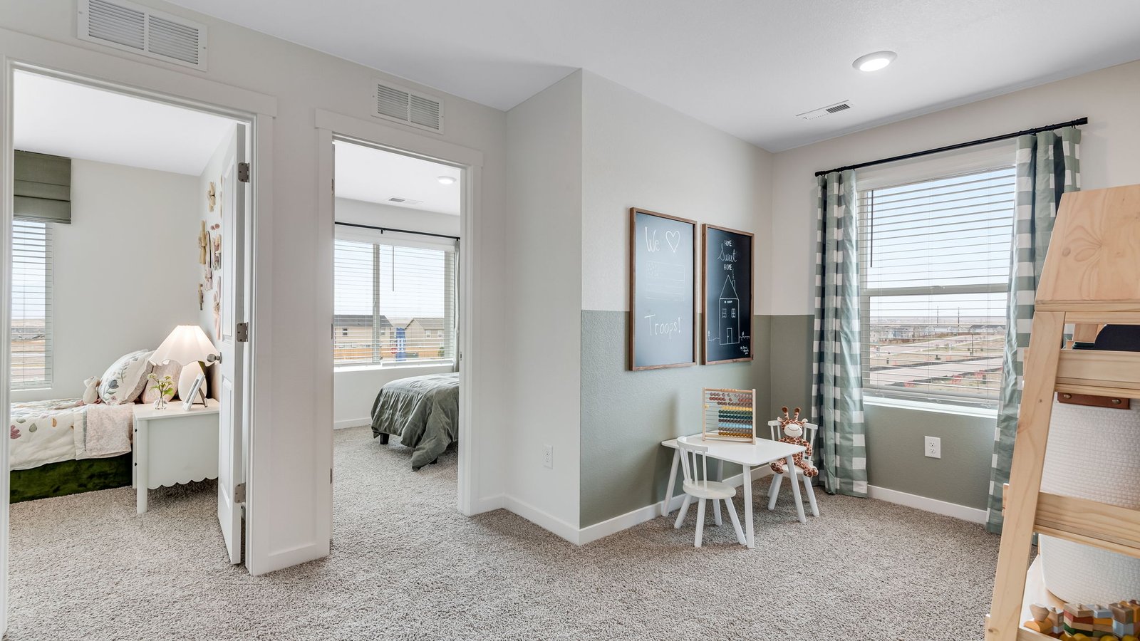 second floor of new construction home by D.R. Horton in Colorado Springs, CO