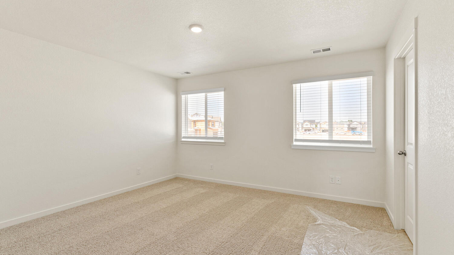 primary bedroom new home