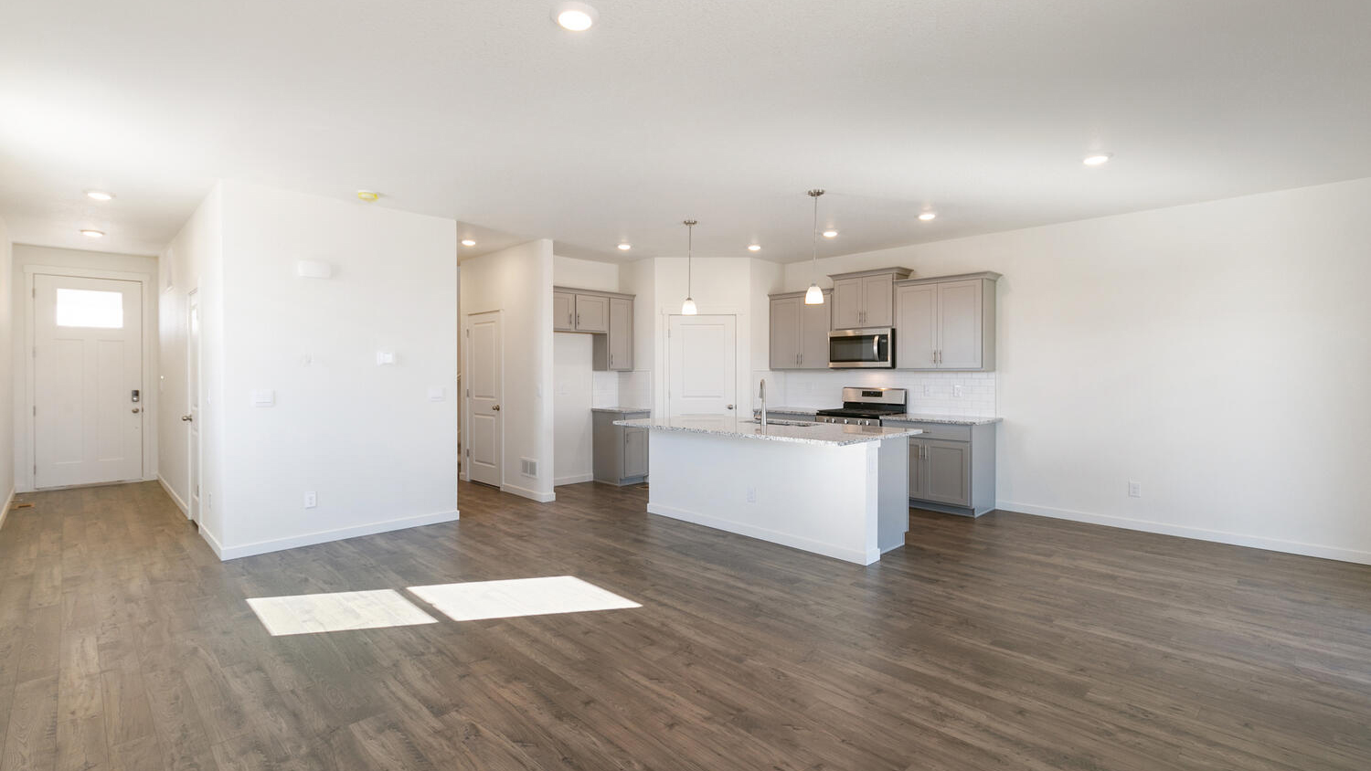 living area in new home