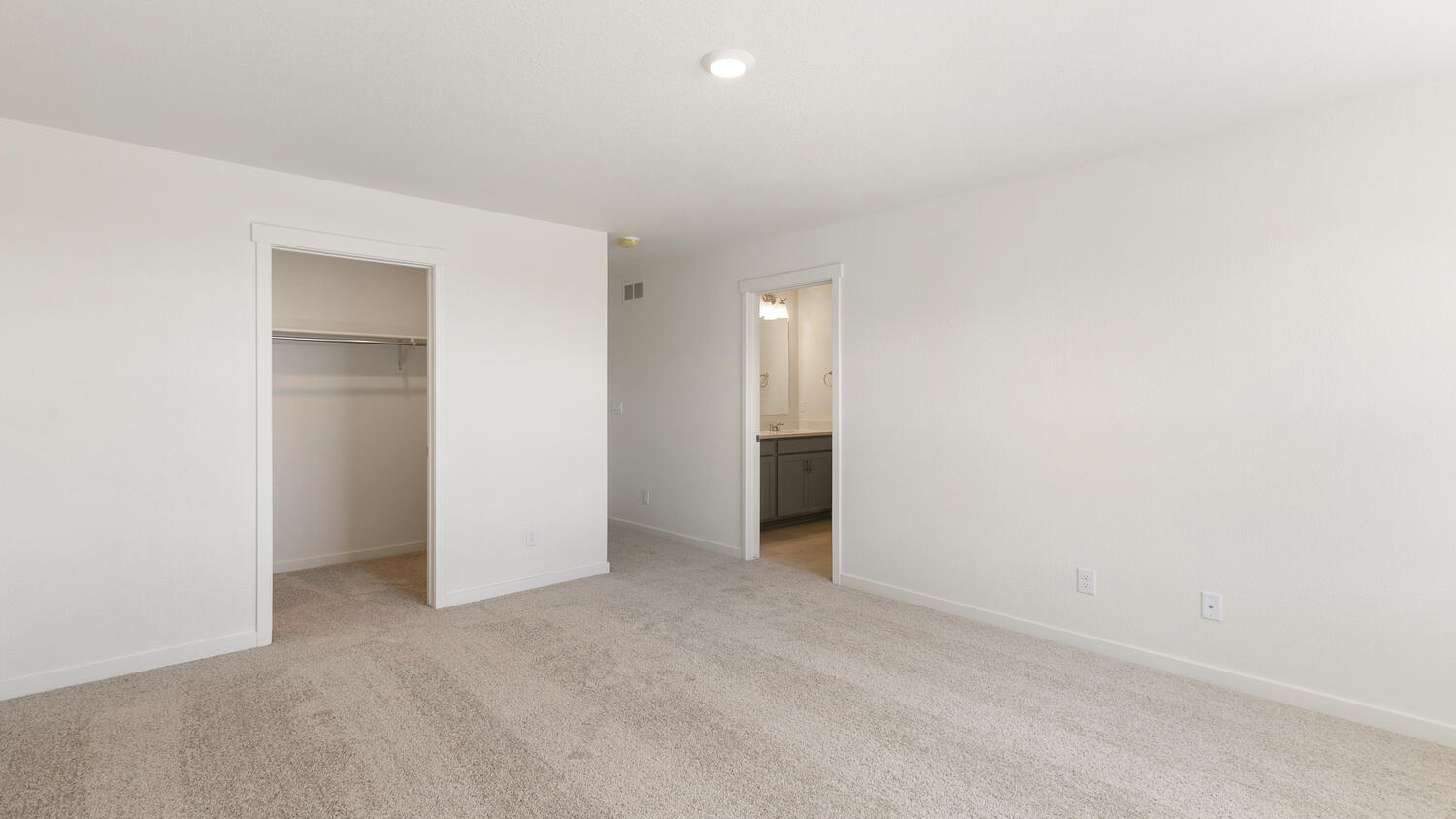 primary bedroom new home