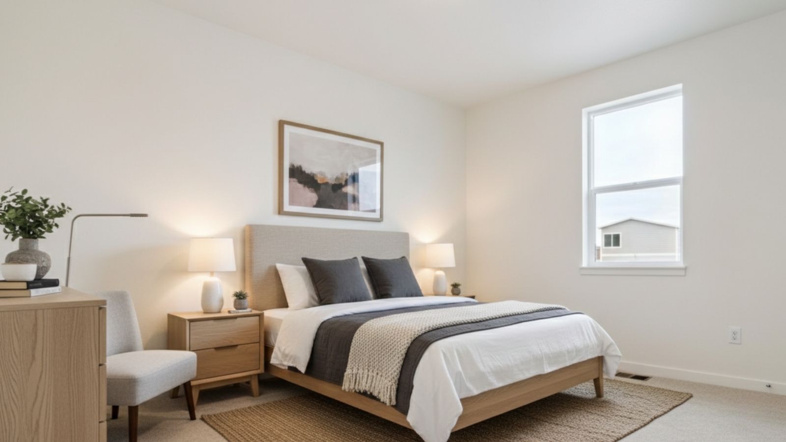 second bedroom new home