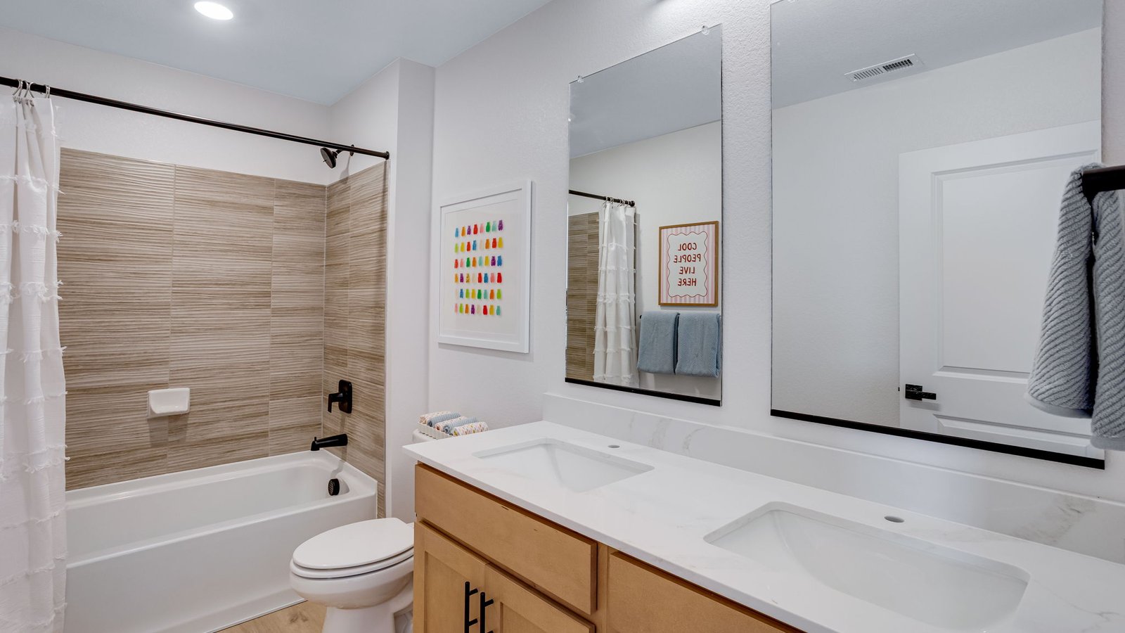 secondary bath in new home
