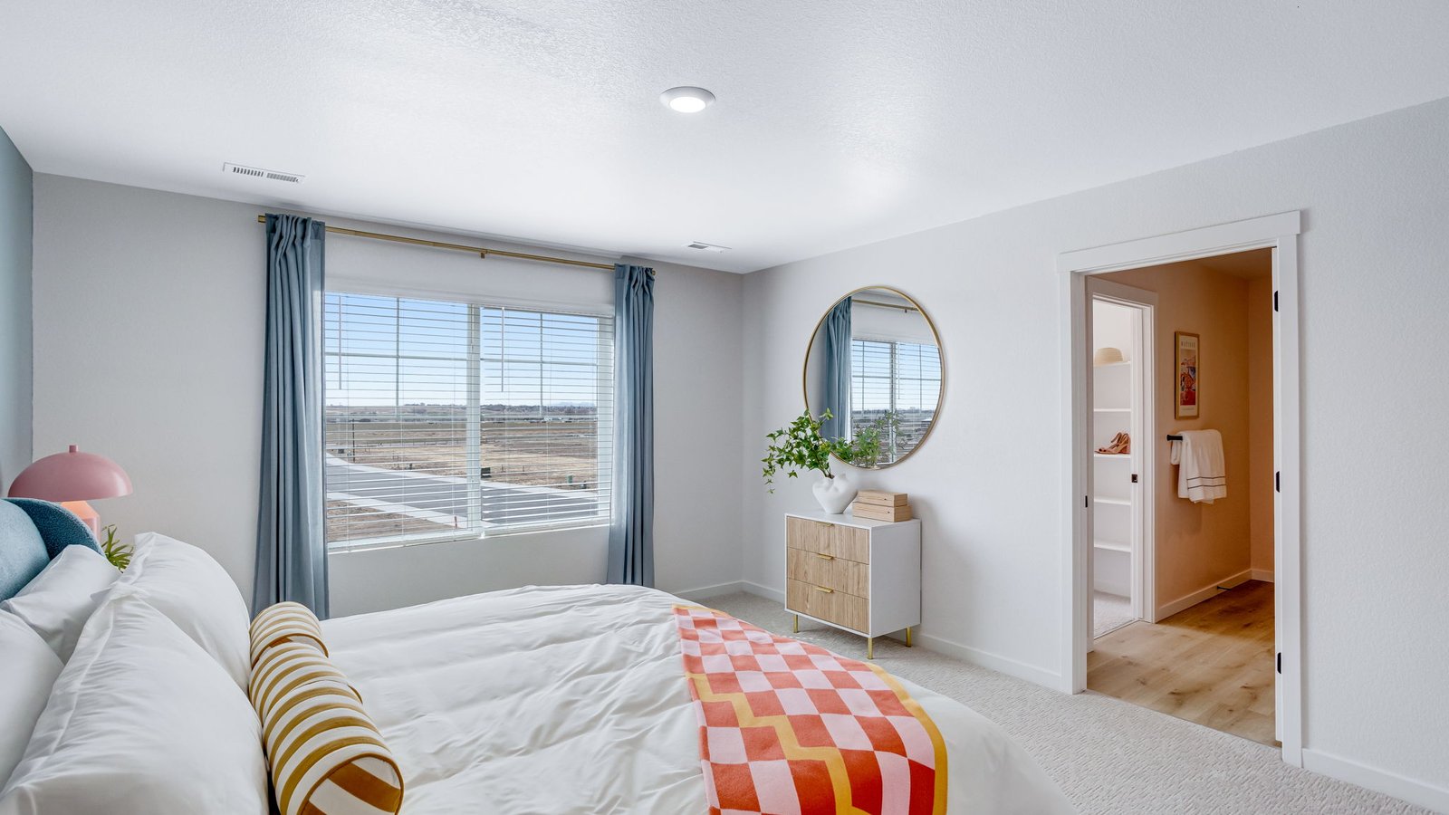 large main bed in new home