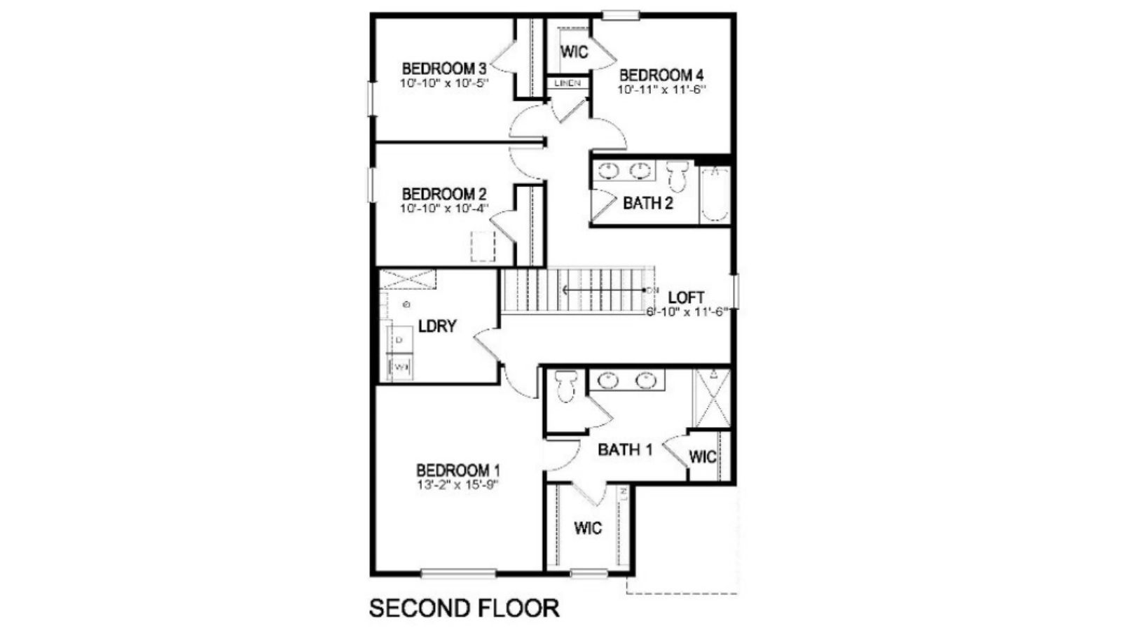 two story new home floor plan