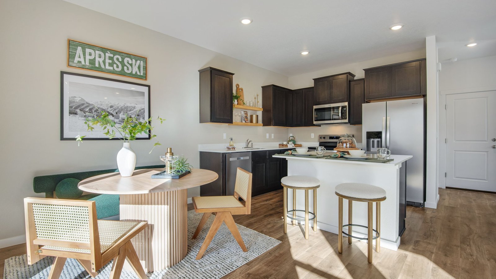 Open concept layout with natural light in new Colorado Springs home