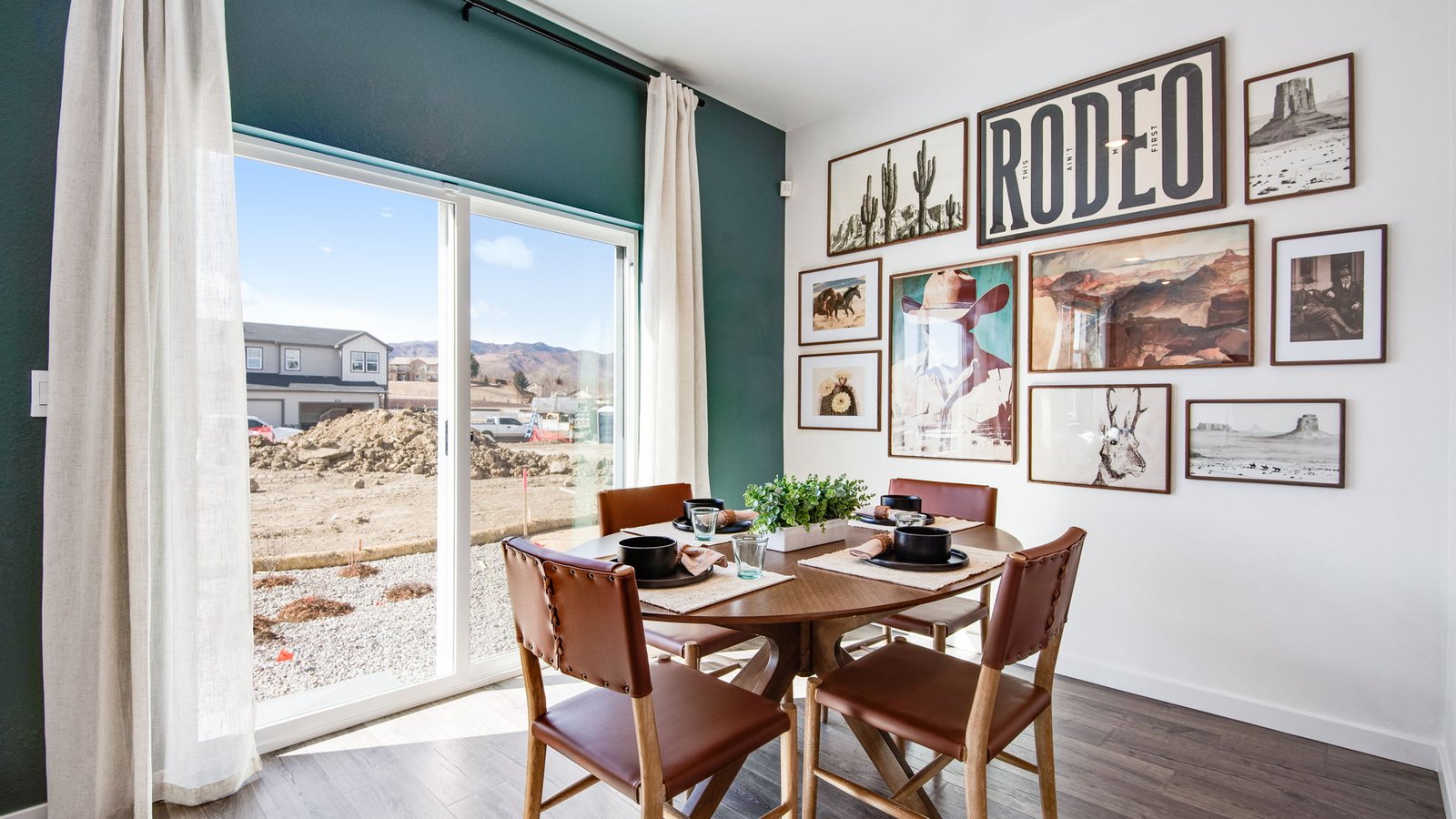 dining area in new home