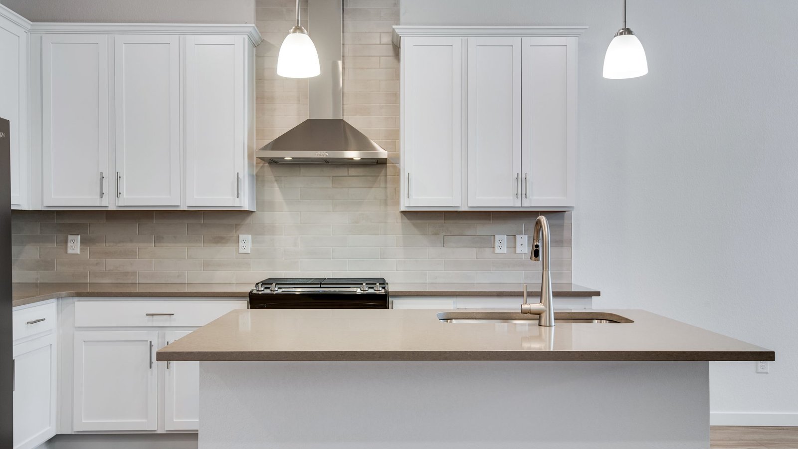 Spacious kitchen in new home community in Commerce City
