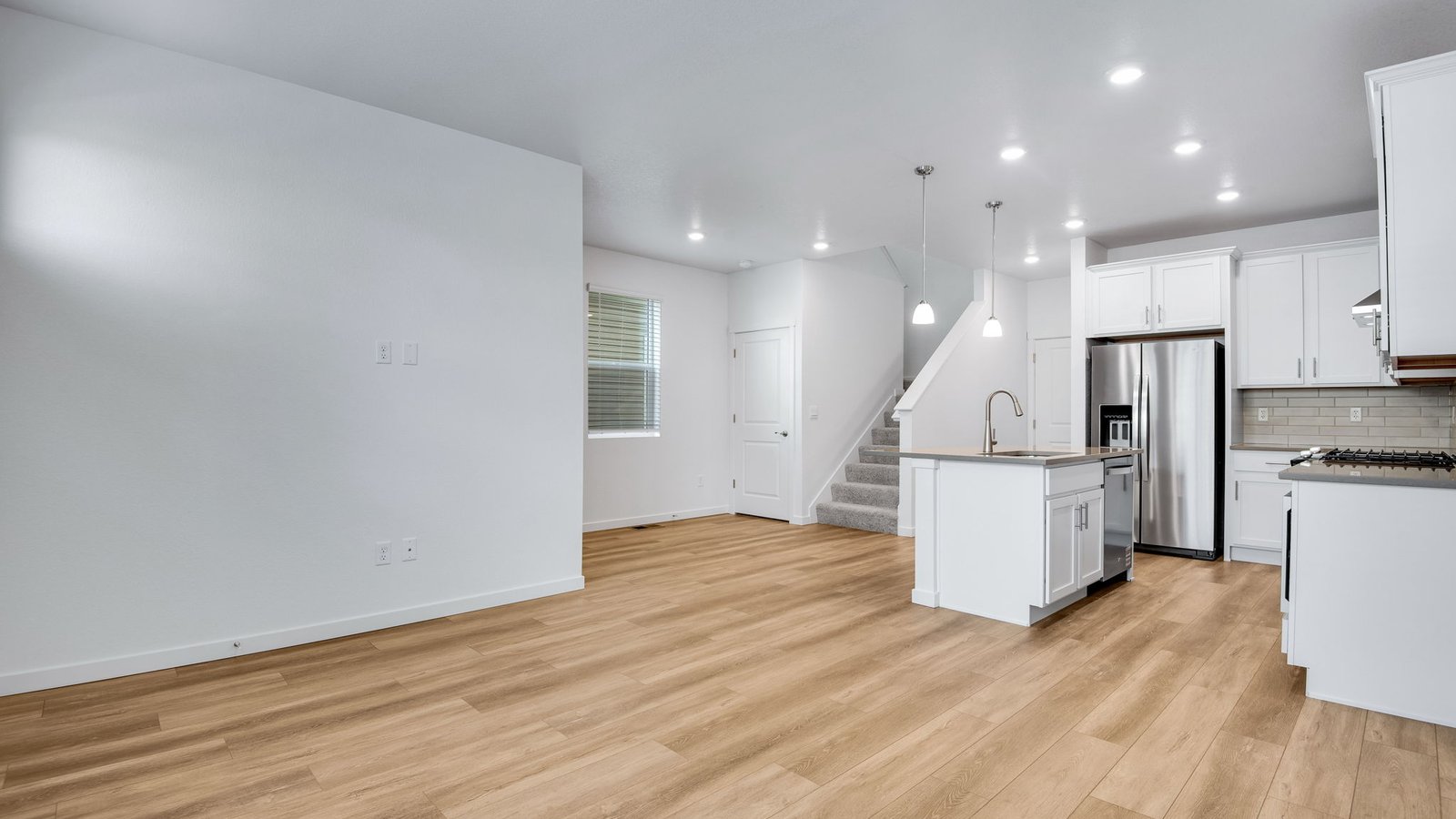 Open concept living room space in Melbourne Floor plan