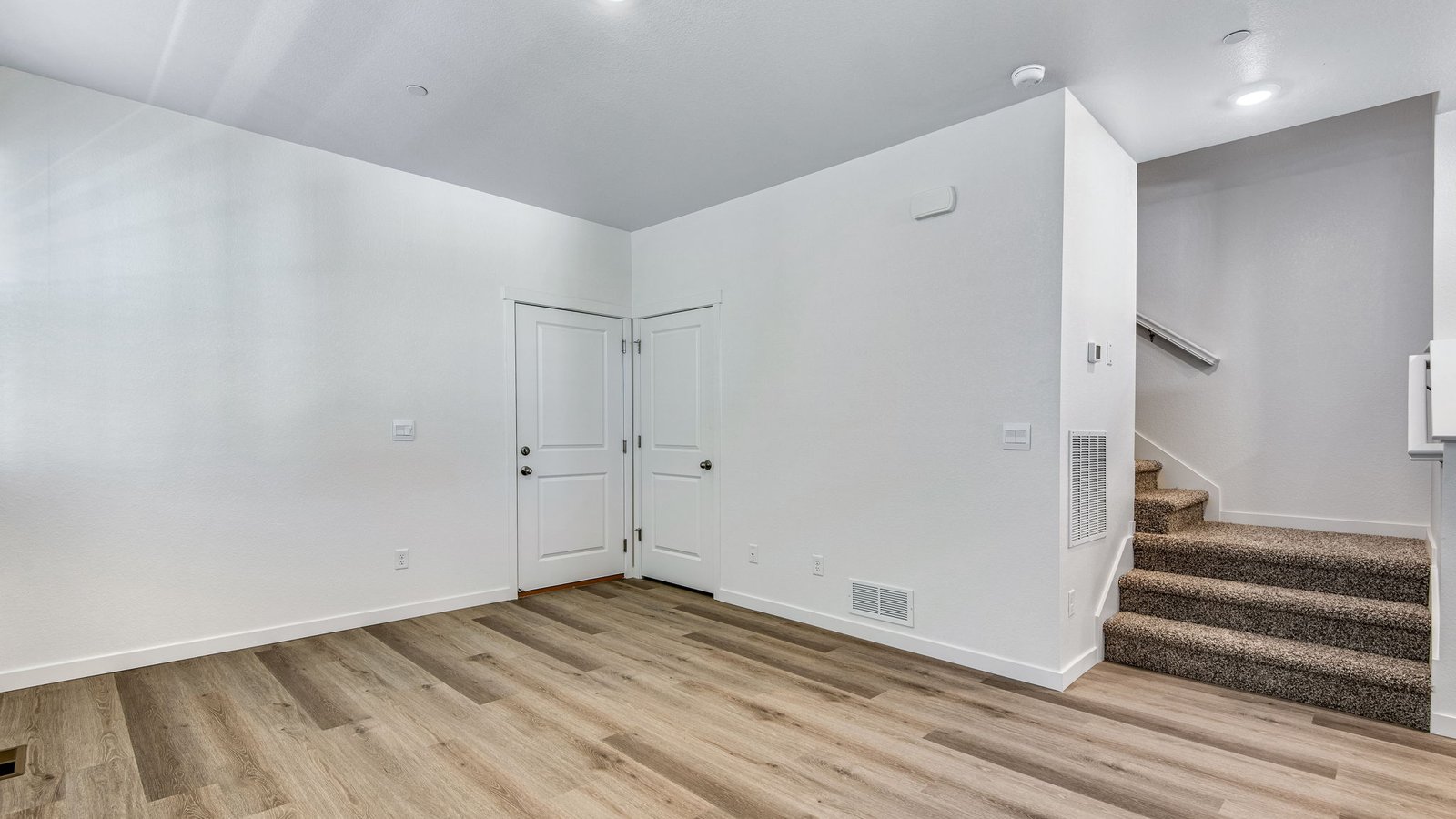 living room in new home