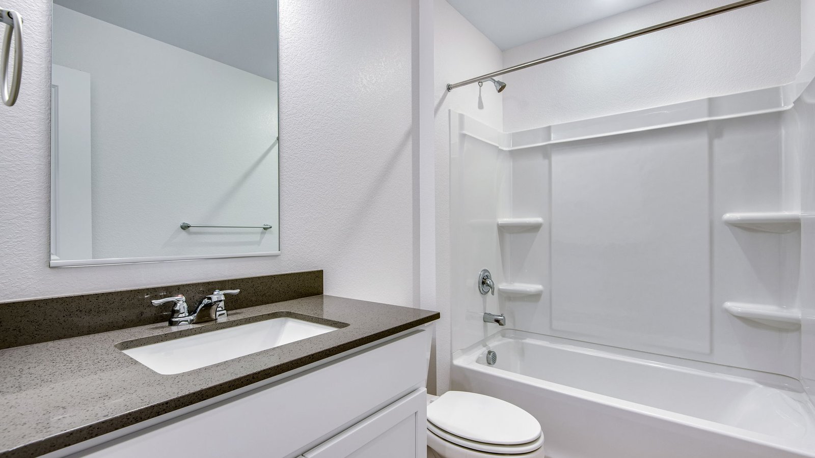 secondary bathroom in new home