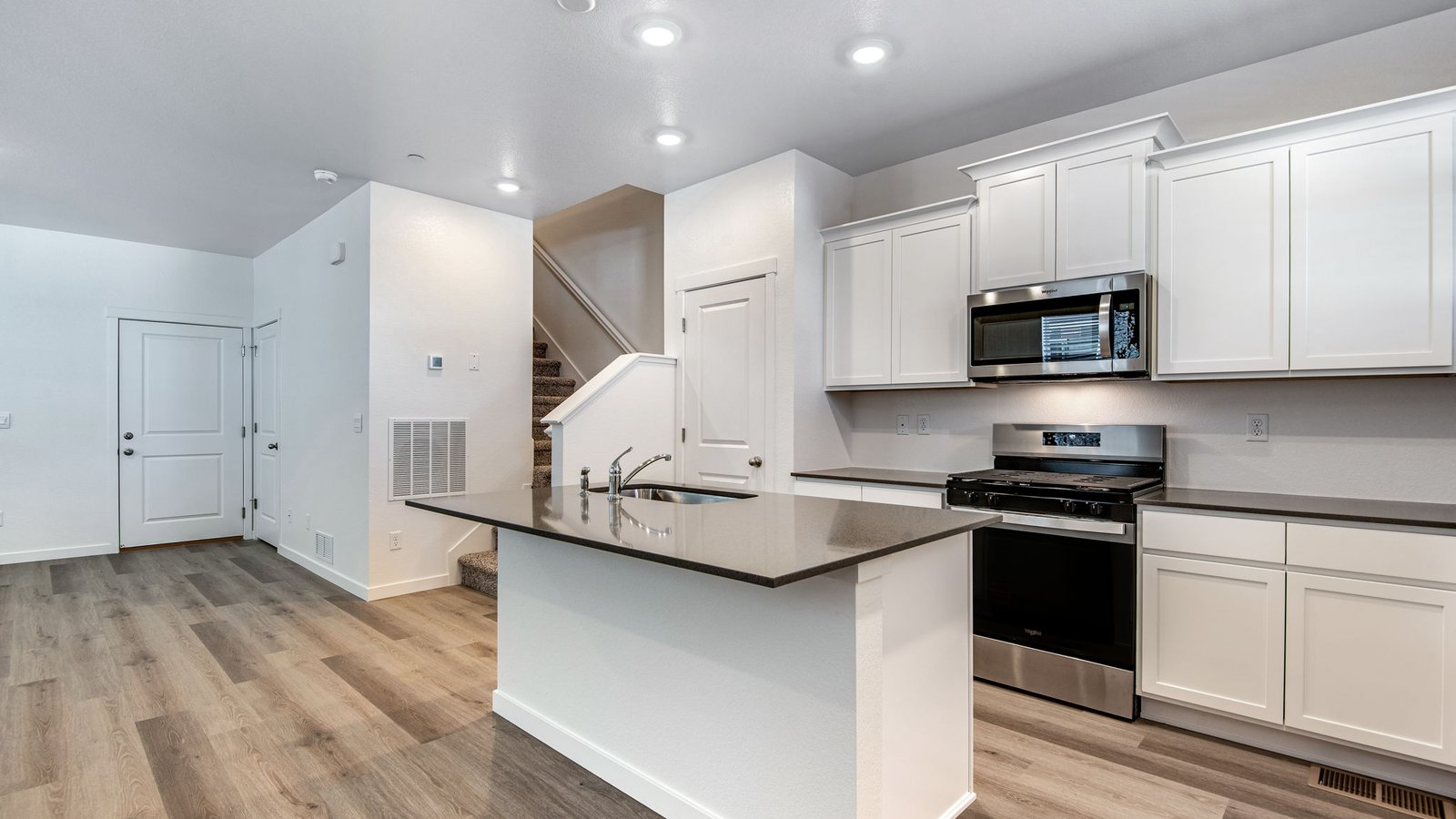 kitchen in new paired home