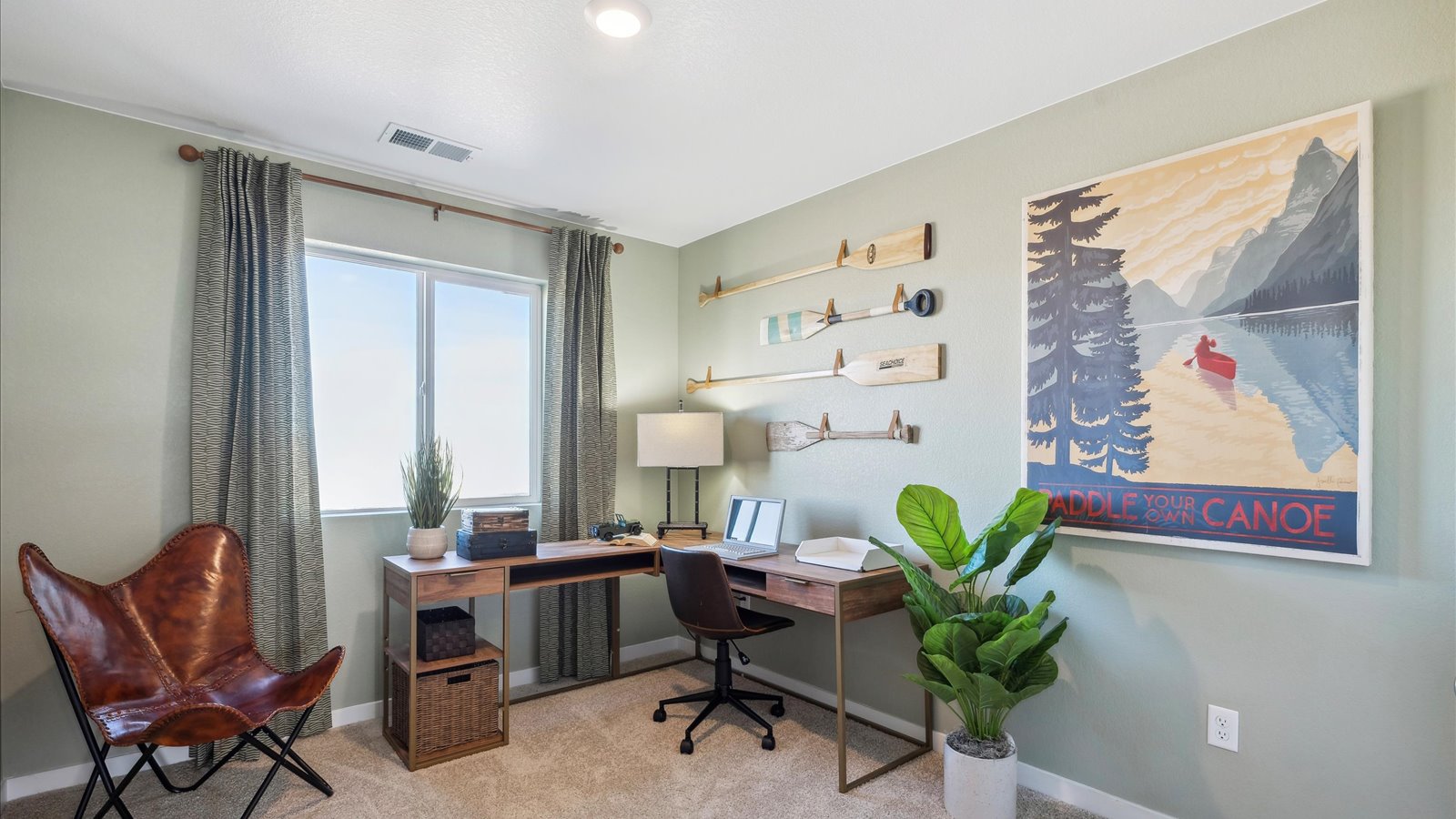Bedroom with natural light in Commerce City new construction