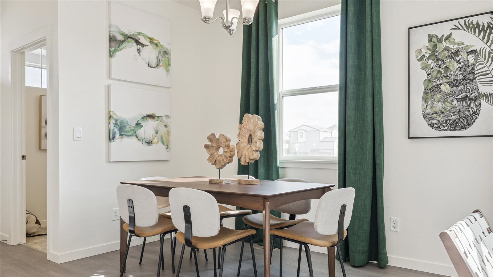 dining area in paired home