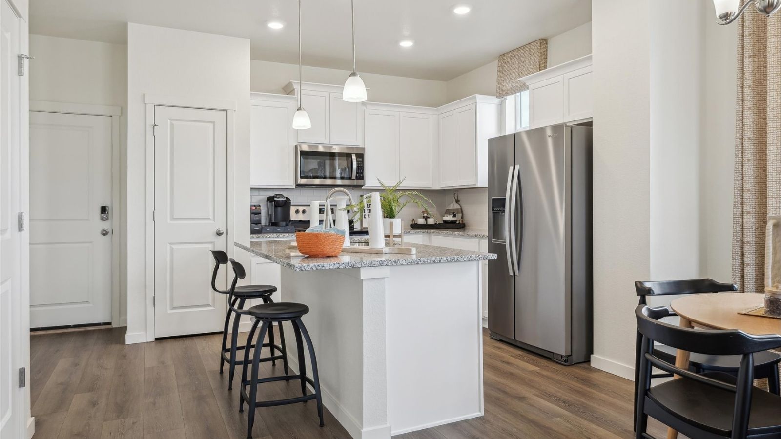 modern kitchen in new home
