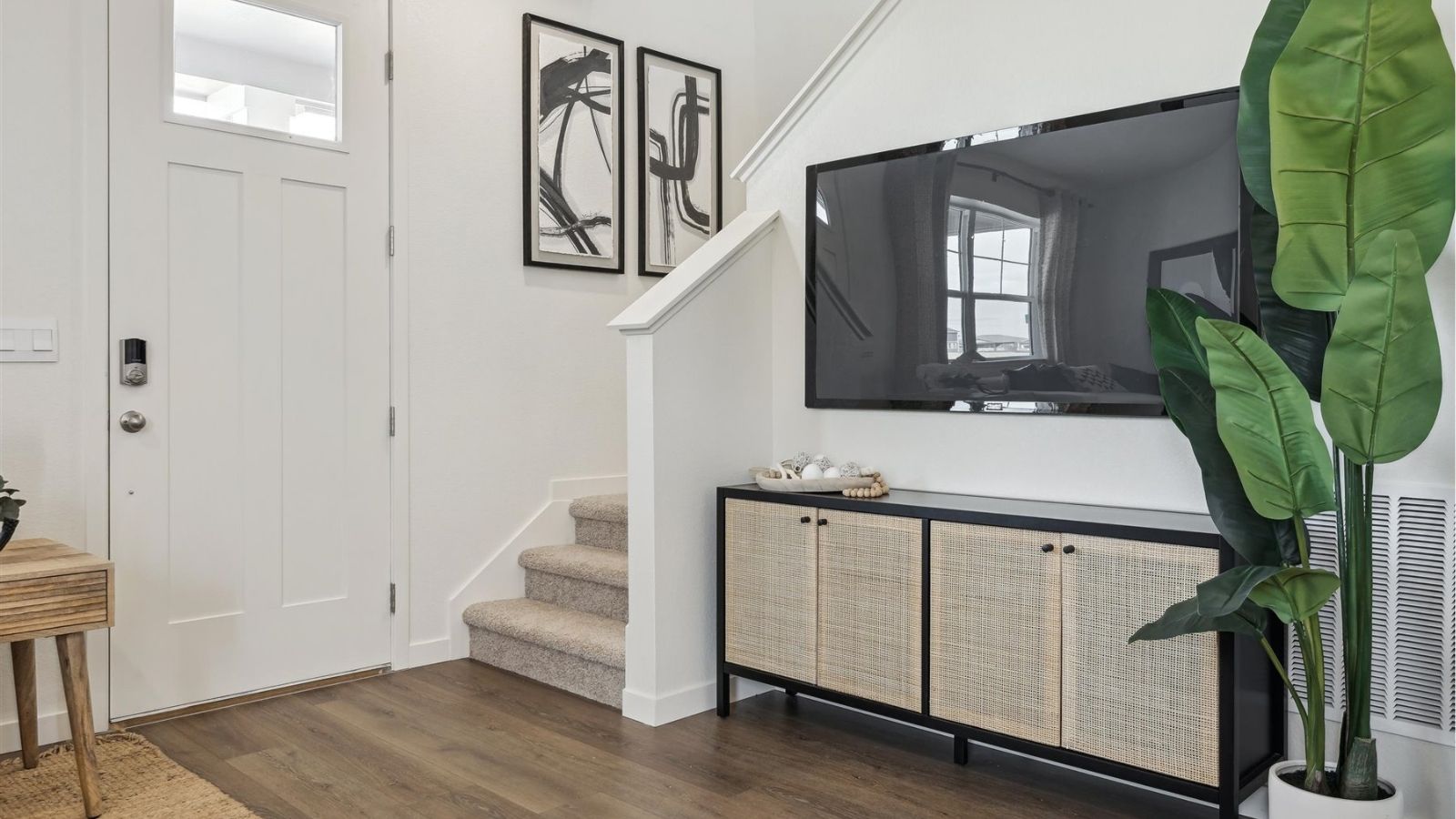 stair landing in new home