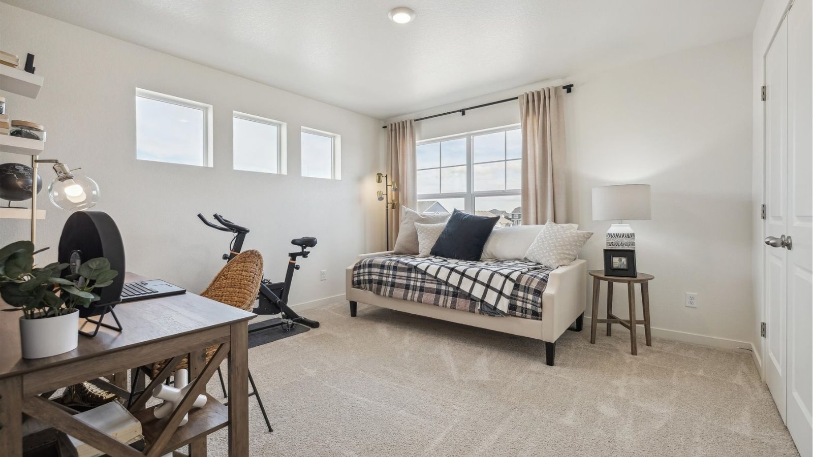 second bedroom in new construction home