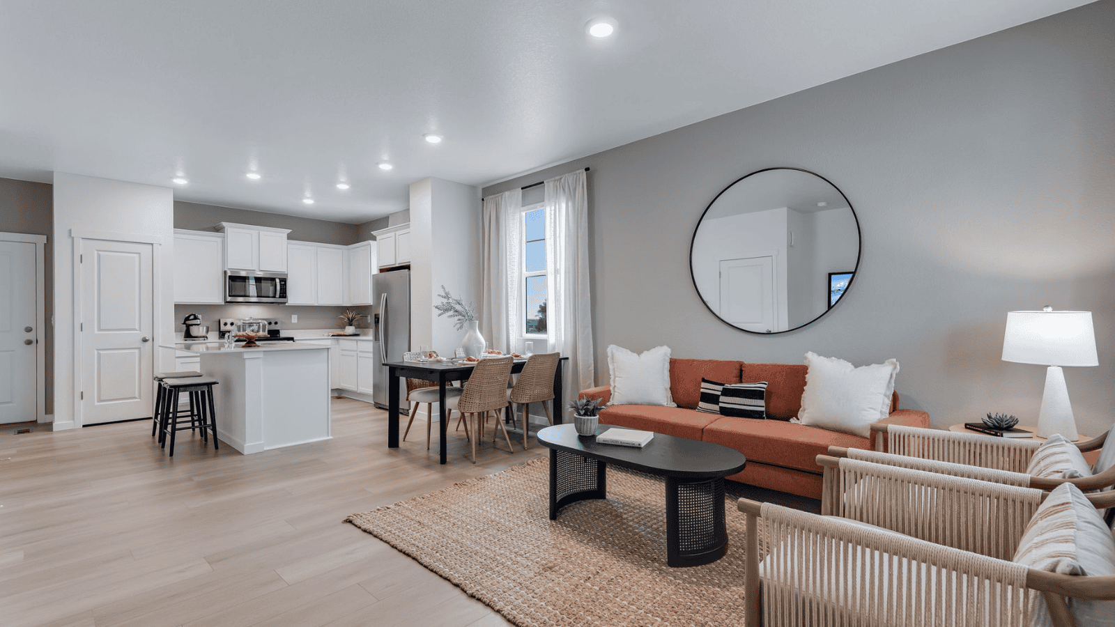 Main floor of new D.R. Horton home in Settlers Crossing Commerce City, CO