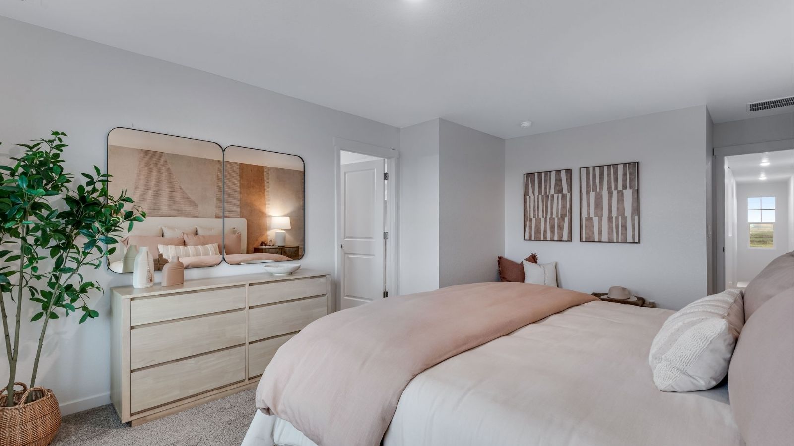 main bed in new home