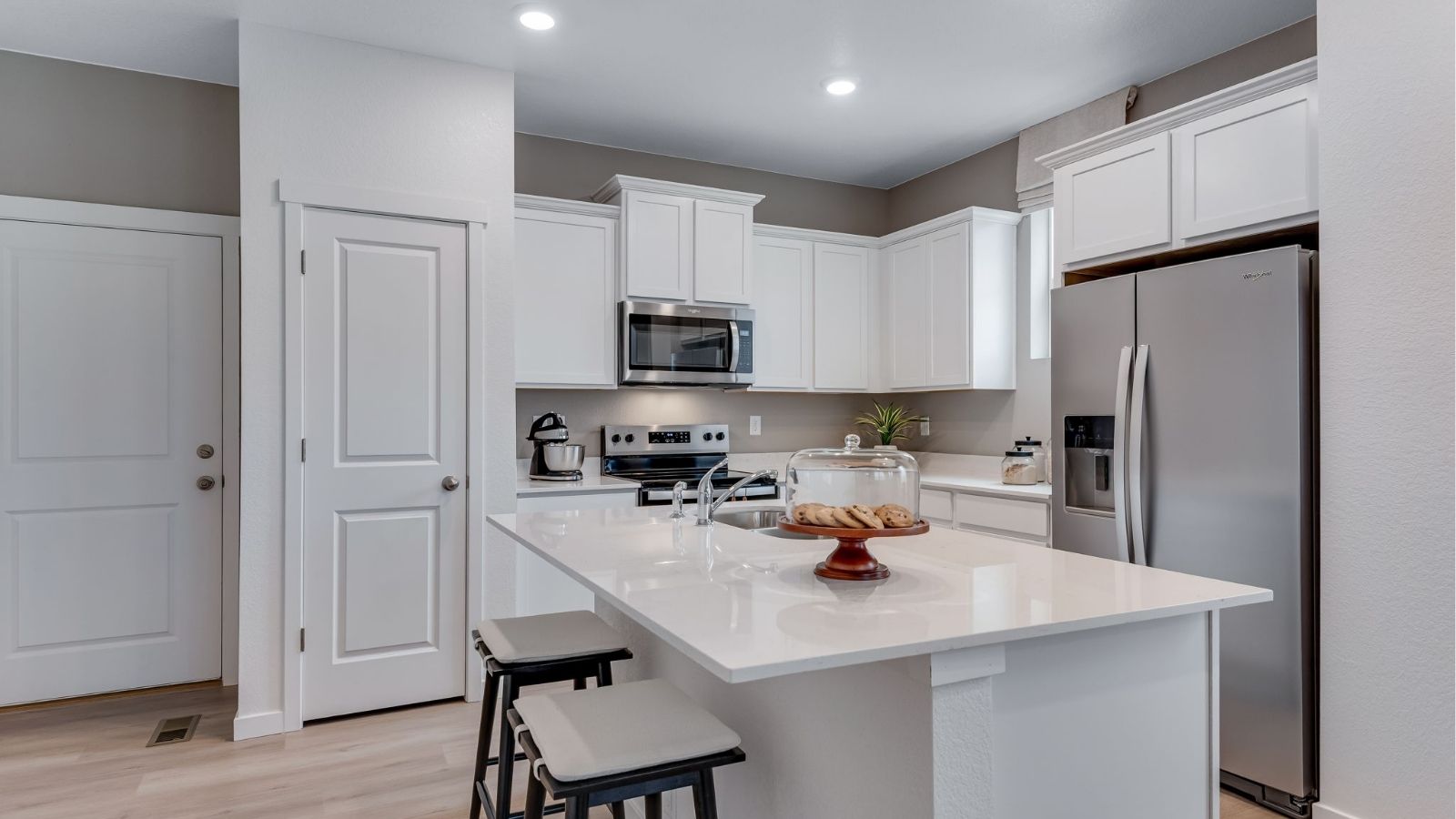 kitchen in new home
