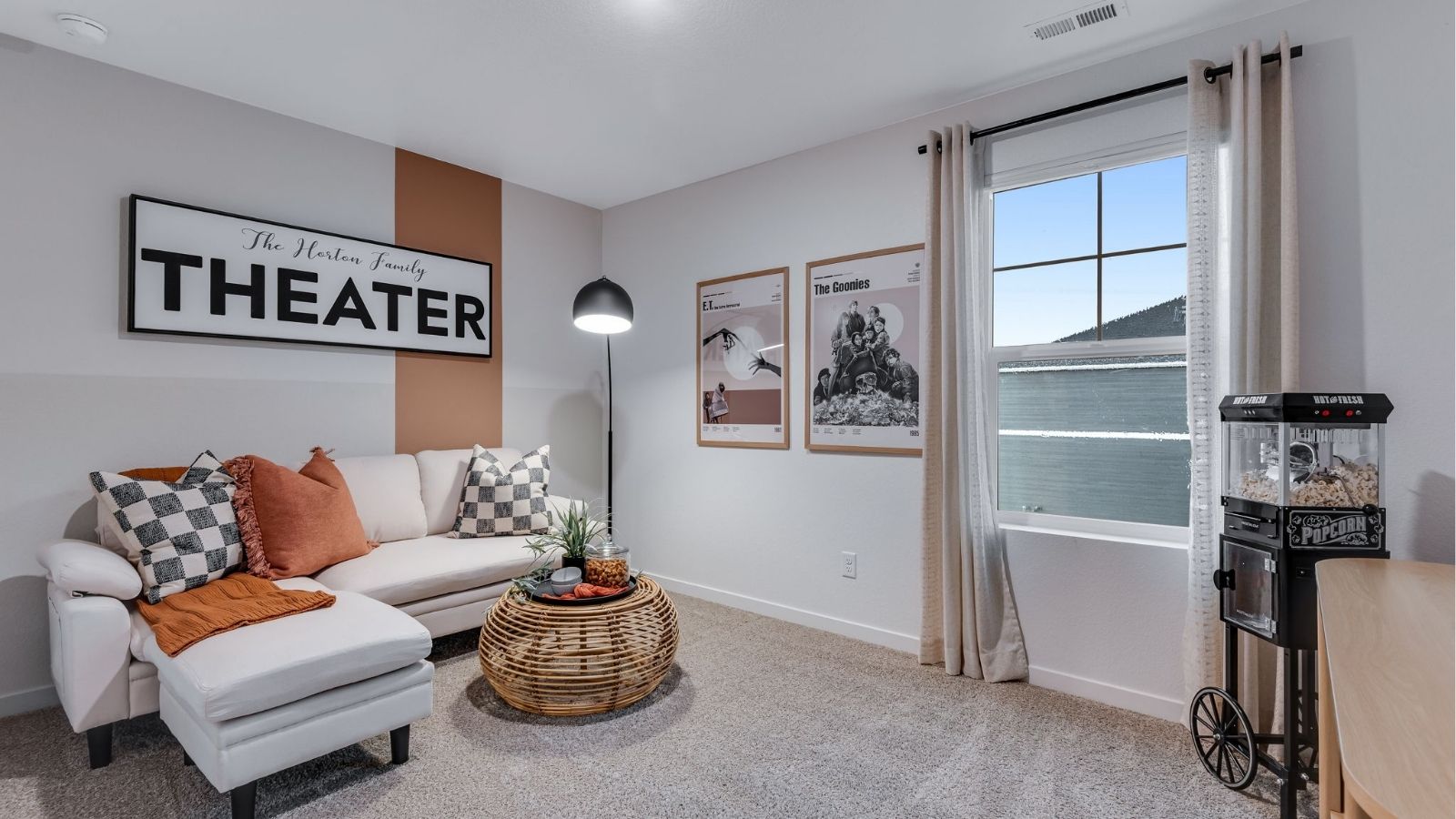 Secondary bedroom in Augusta floorplan paired home