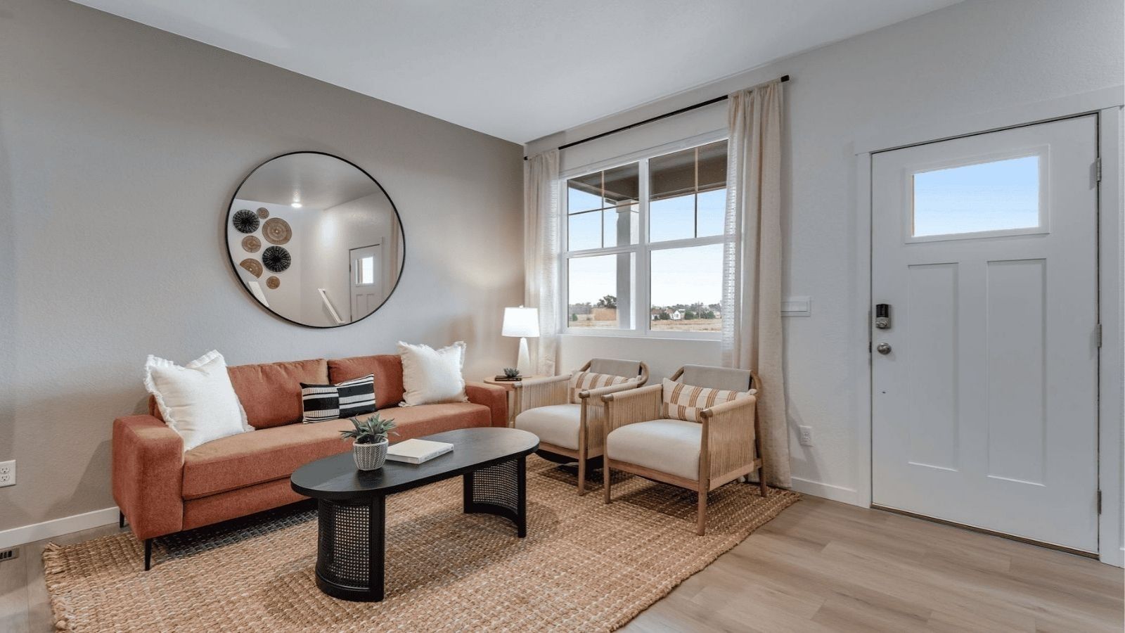 Bright living space in new paired home at Settlers Crossing