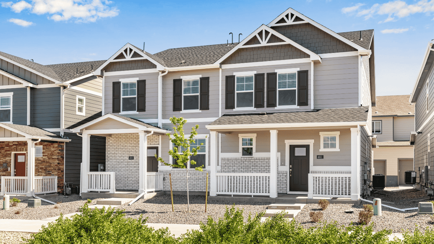 Paired home in new home community by D.R. Horton Commerce City, CO