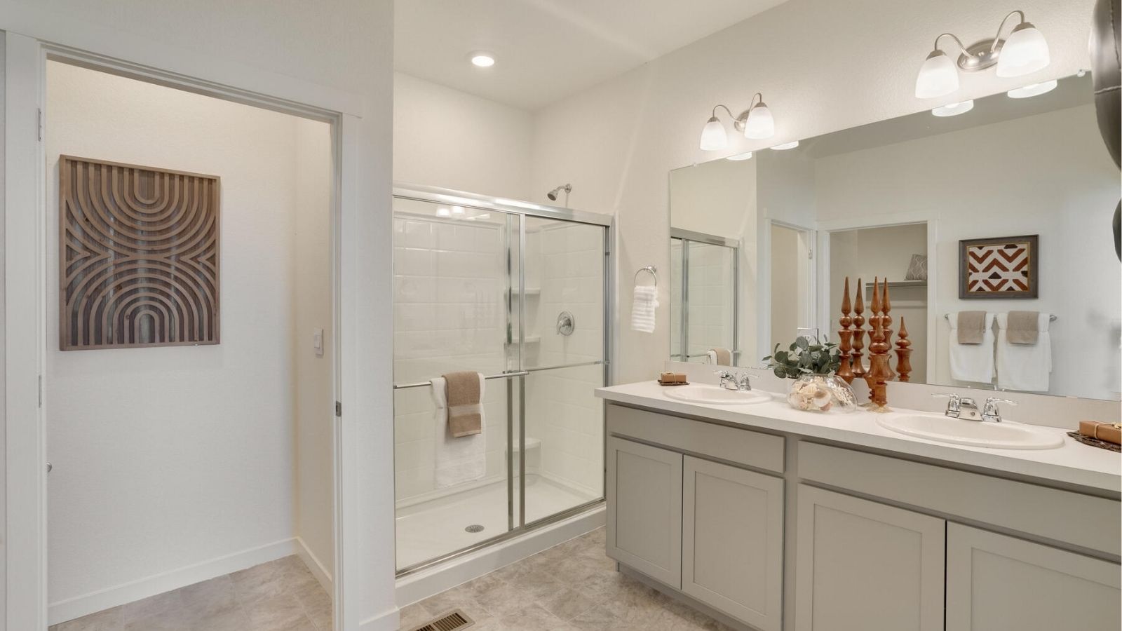 main bathroom in new home