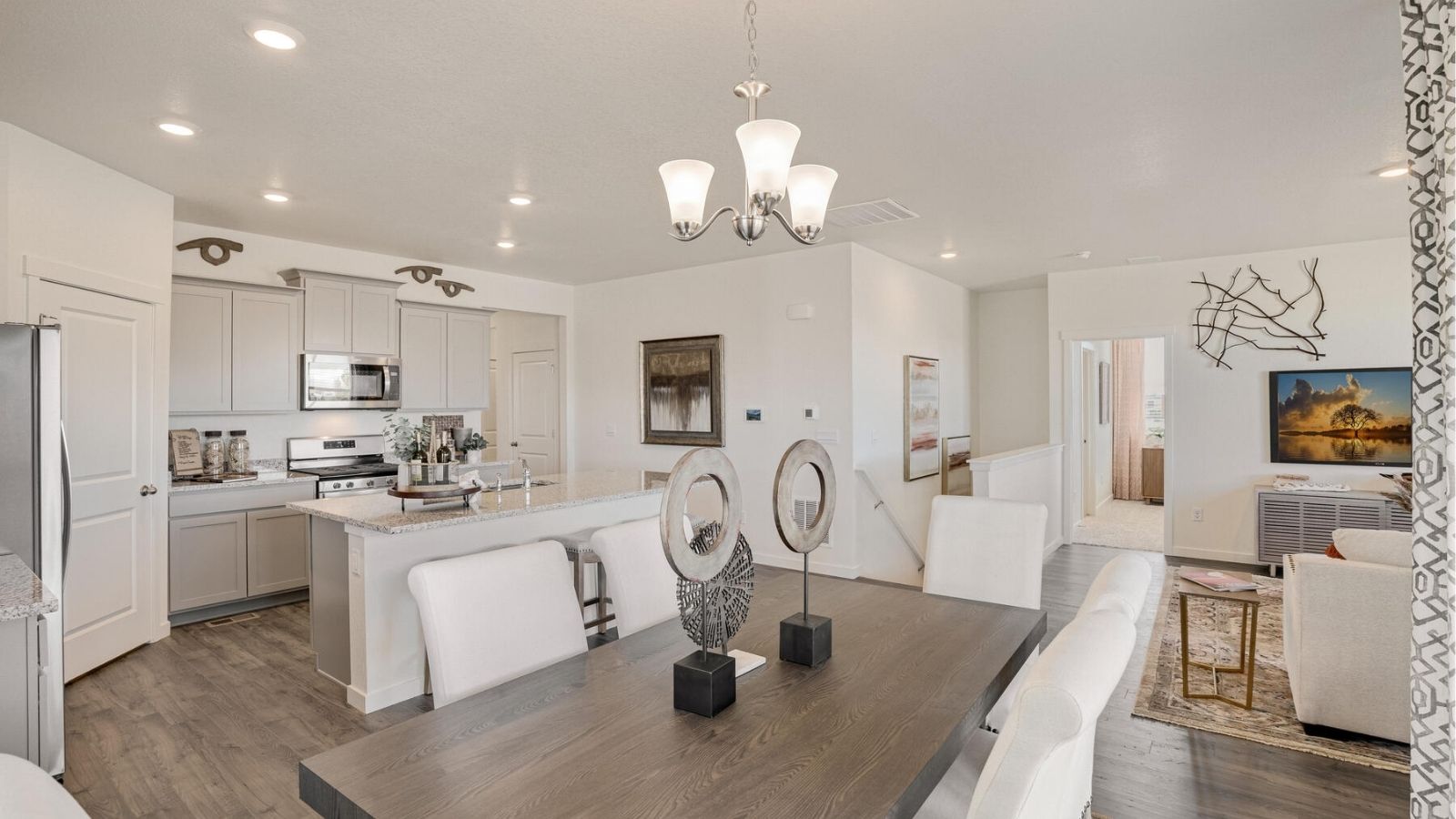 dining area in ranch style home