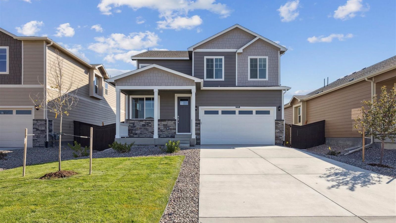 two story new home in commerce city colorado