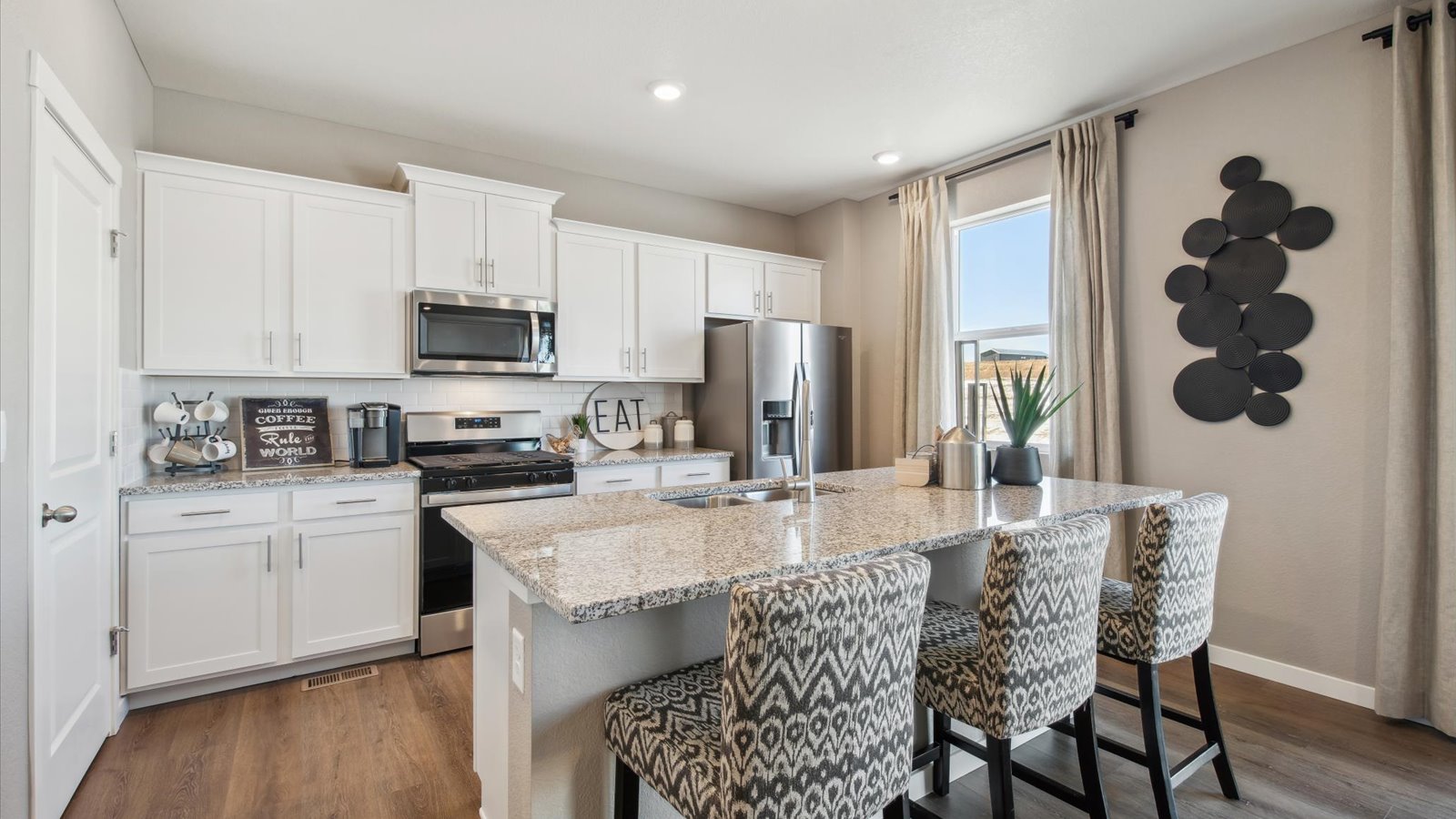 Spacious kitchen in new D.R. Horton floor pendleton floor plan