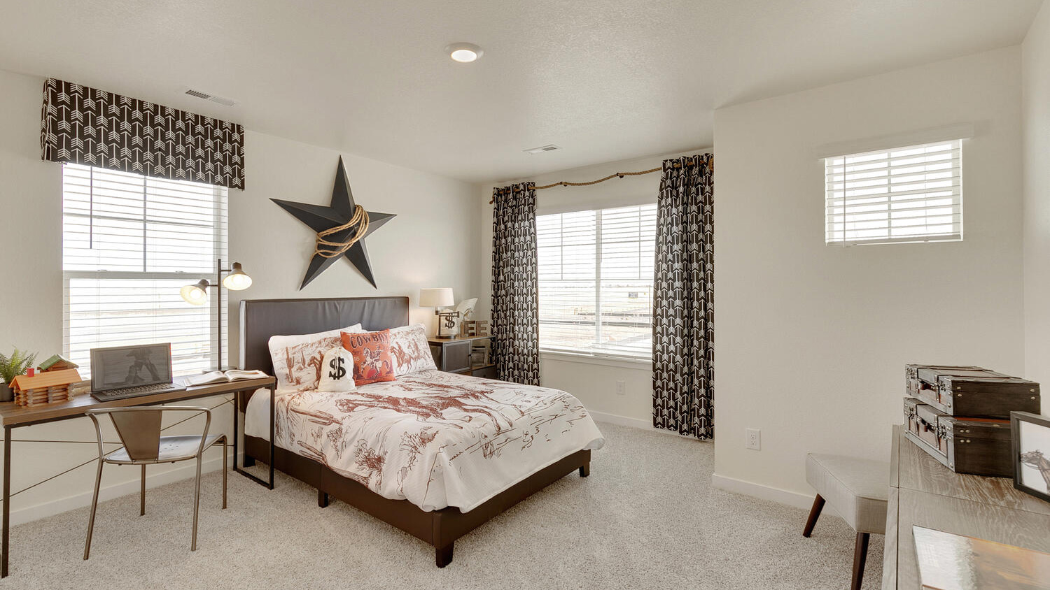 Second bedroom in new home