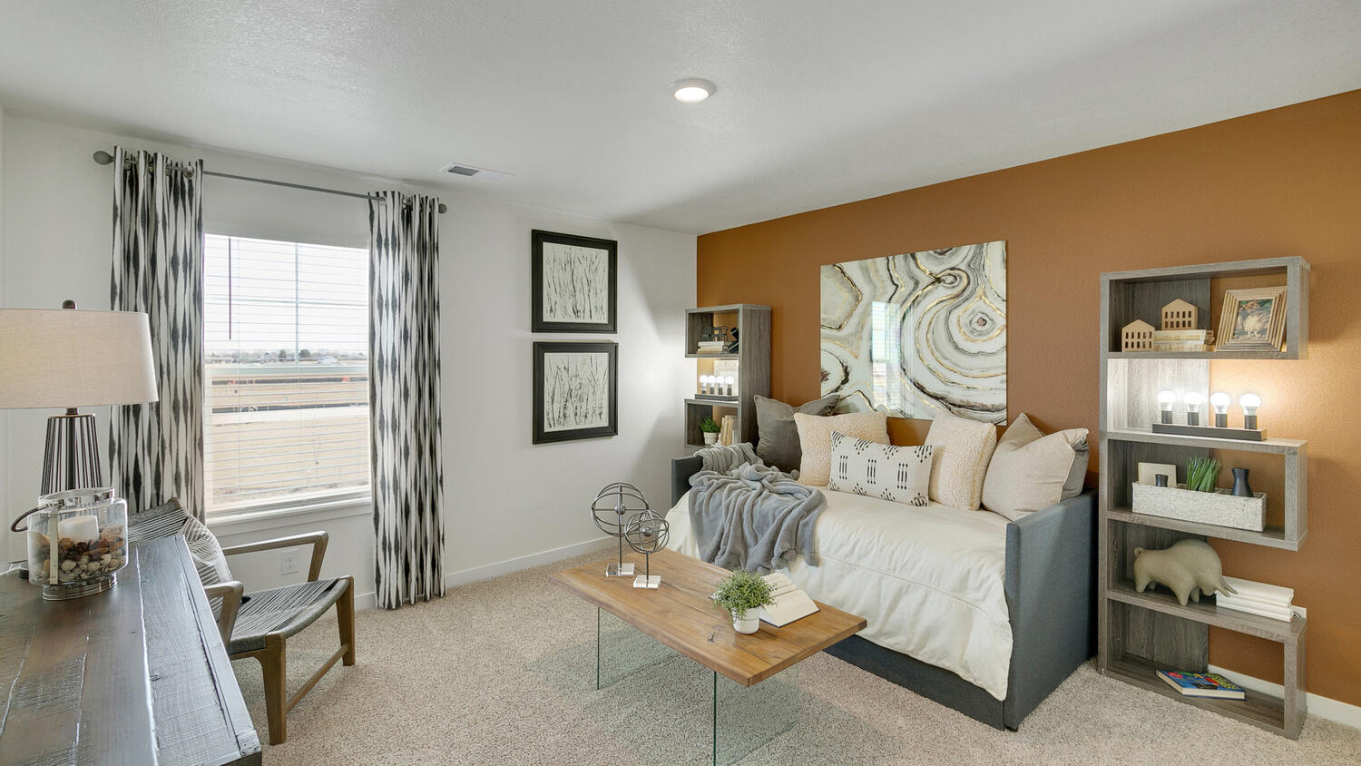 Fourth bedroom in new home