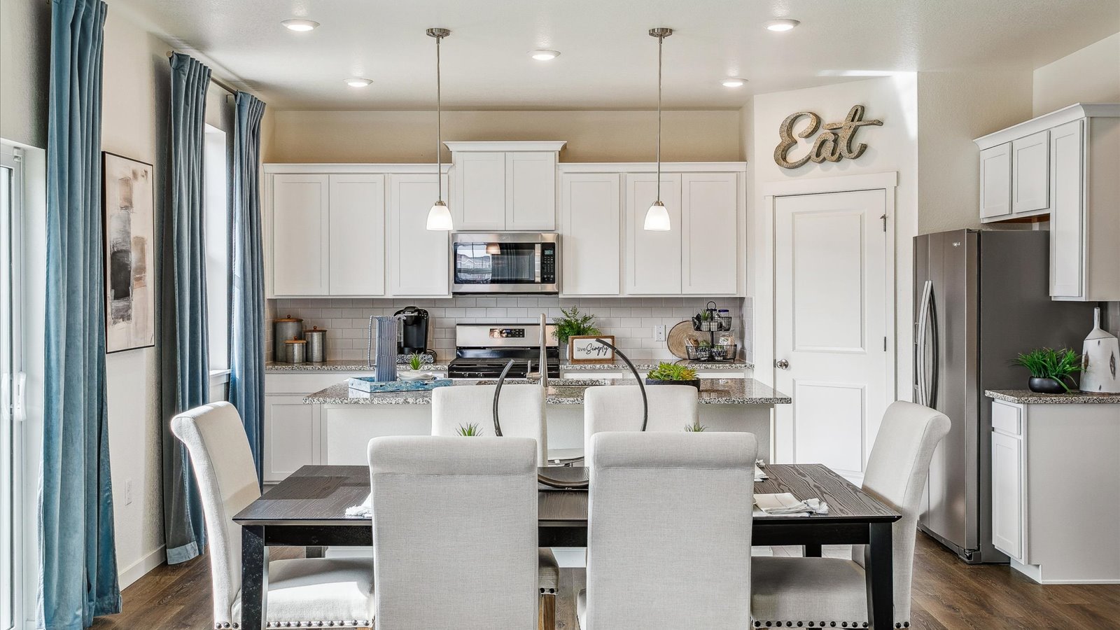 new home with upgraded kitchen commerce city