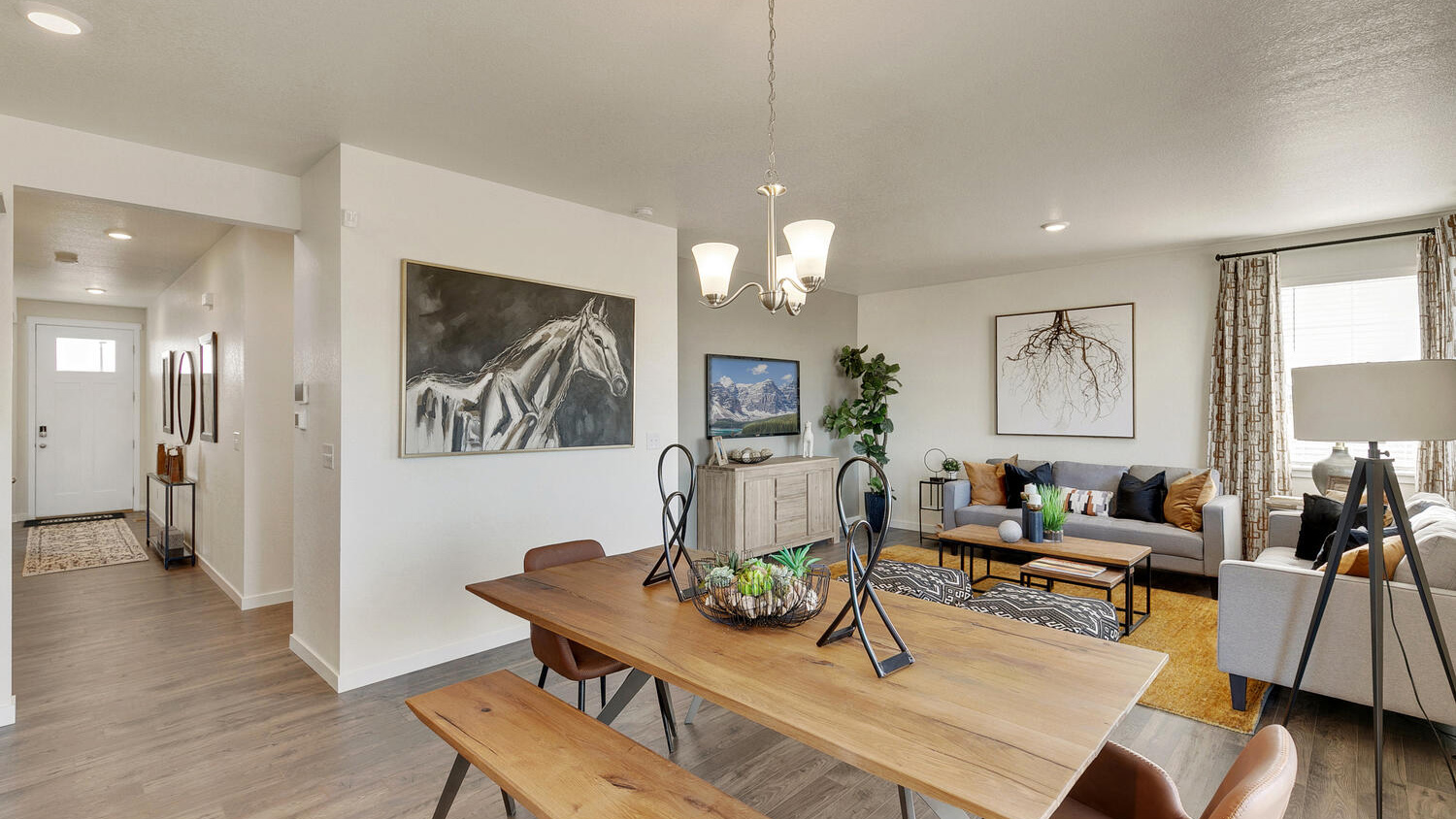 dining area in new home