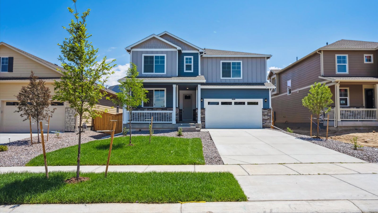 front exterior of D.R. horton home