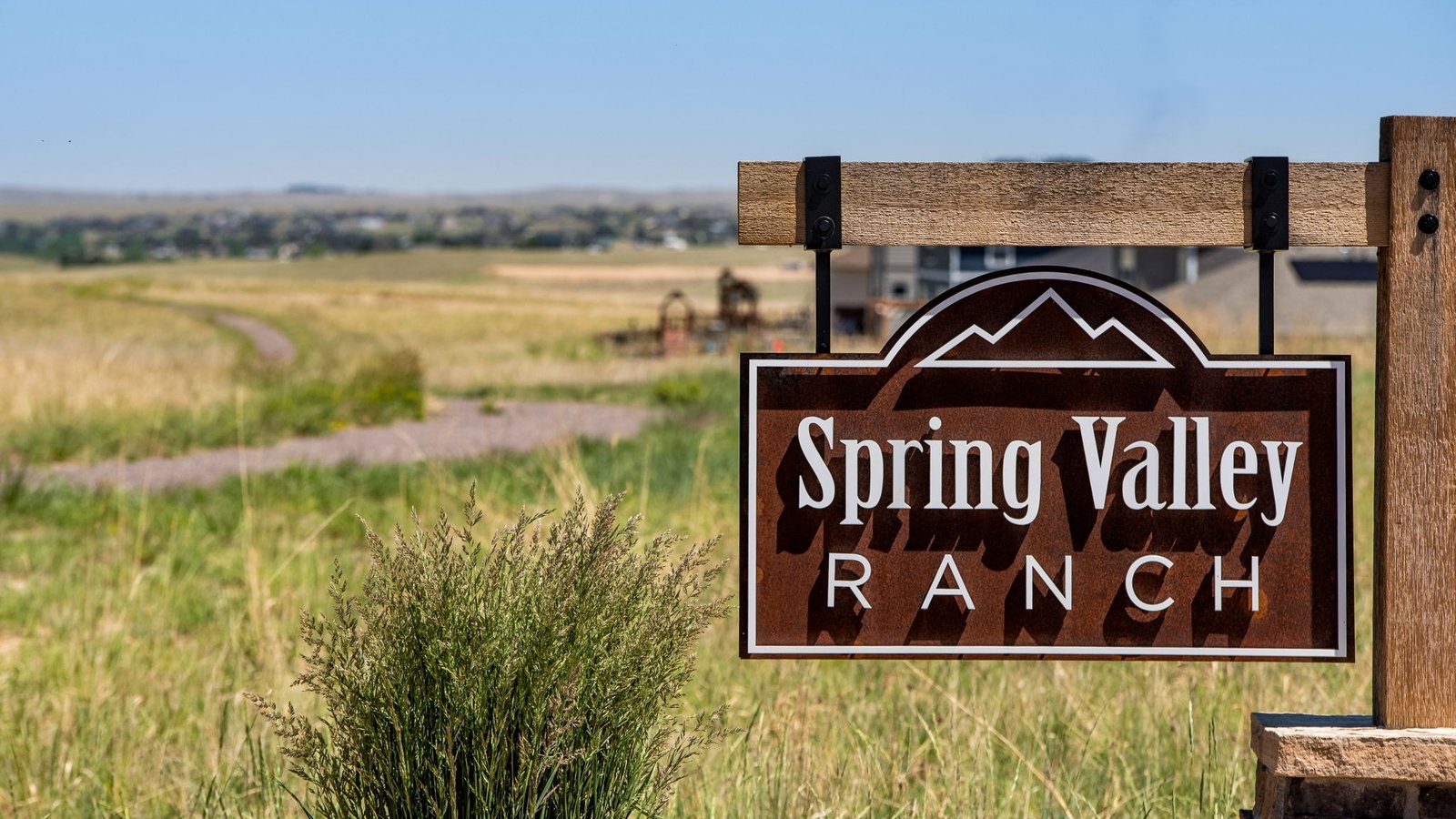 Spring Valley Ranch sign in new community