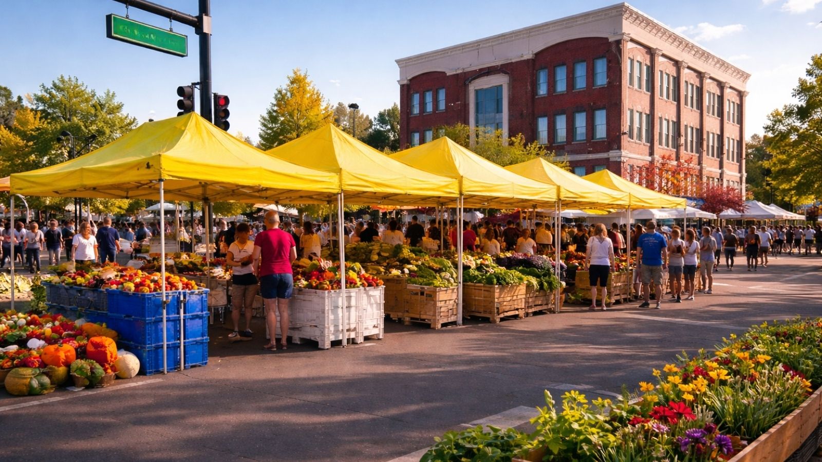 outdoor market in Parker, CO