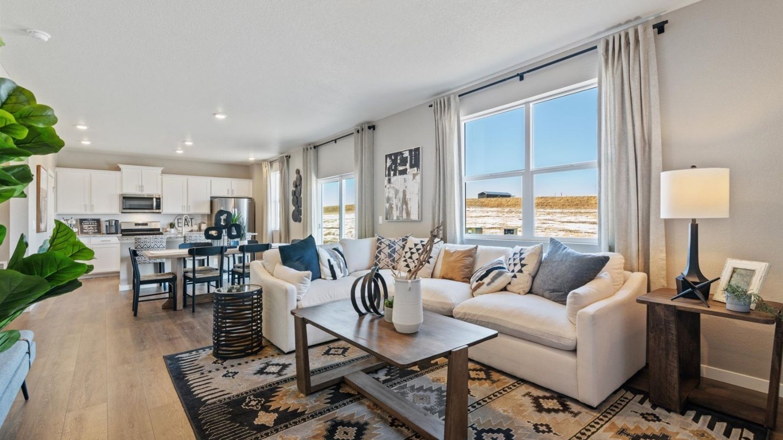 first floor of new D.R. Horton home in Denver, CO