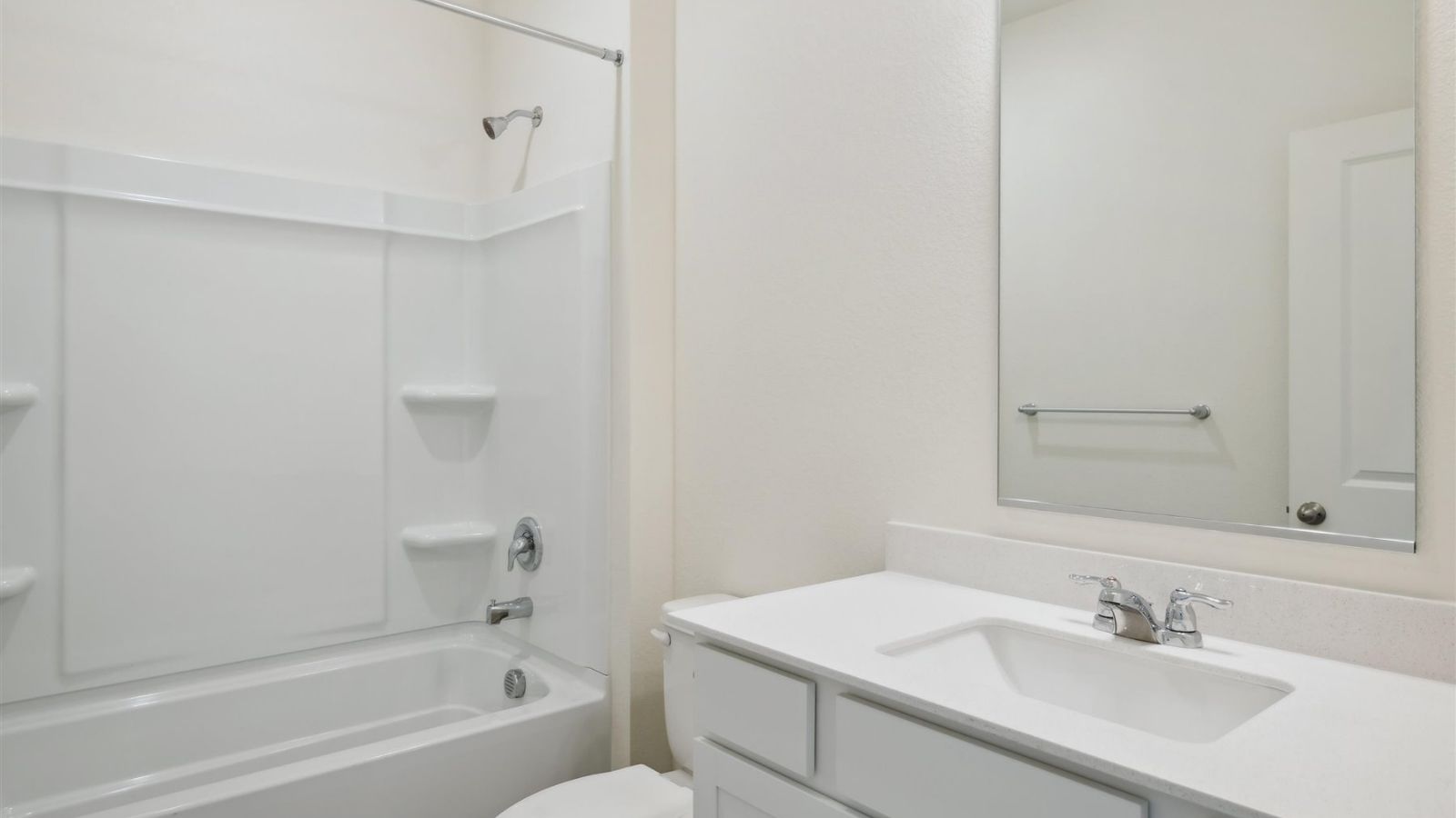 Bathroom in new home in Spring Valley Ranch in Elizabeth Colorado