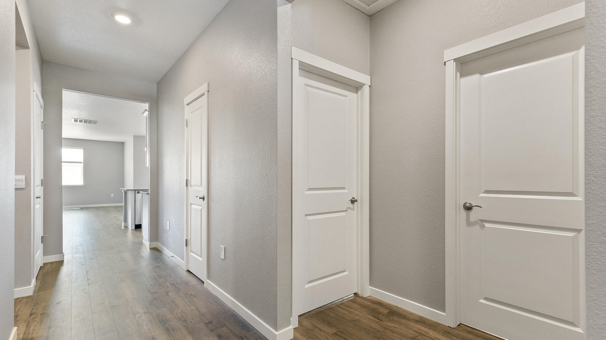 entry of new construction ranch home elizabeth, co