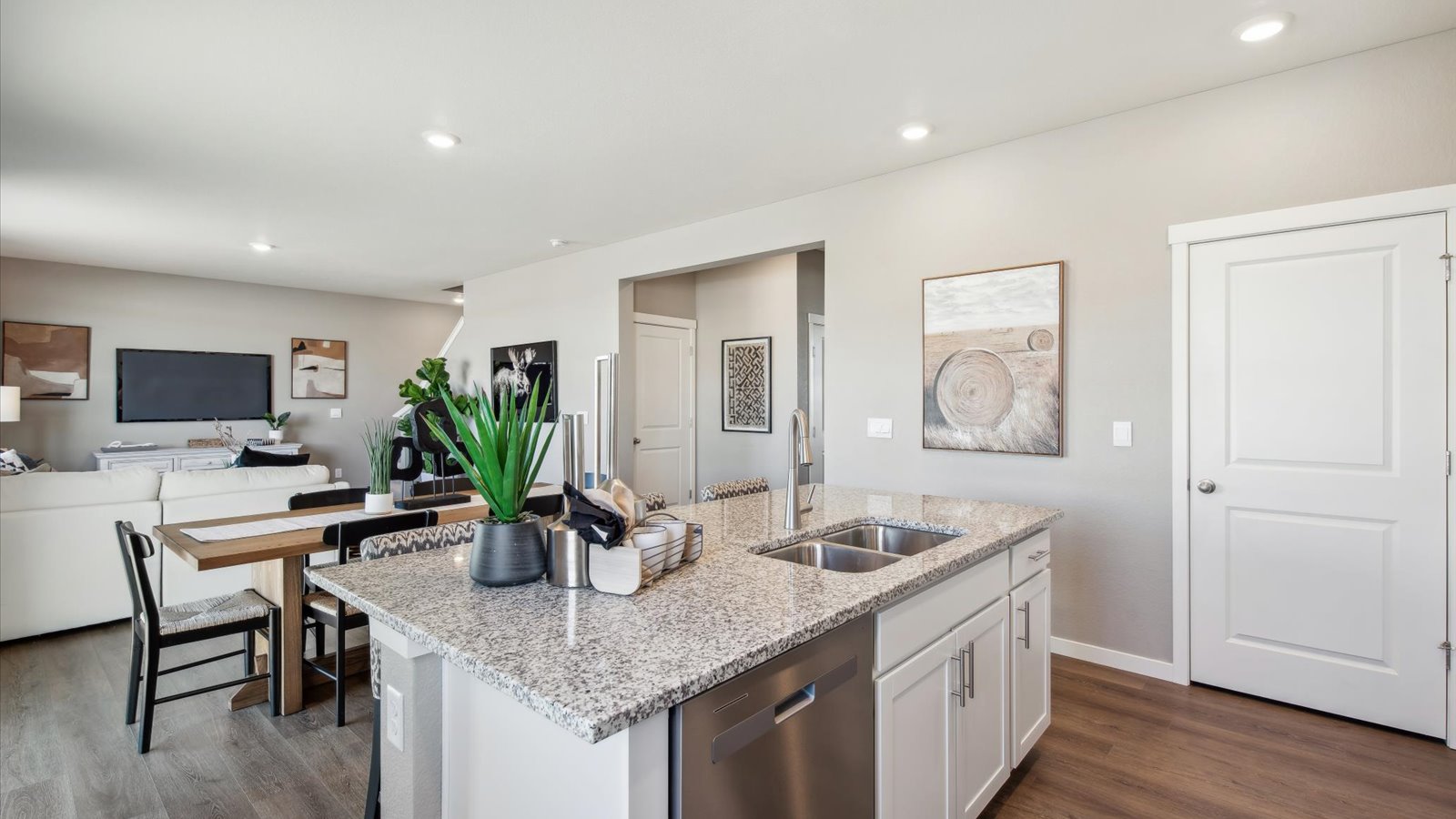 Great room in new home