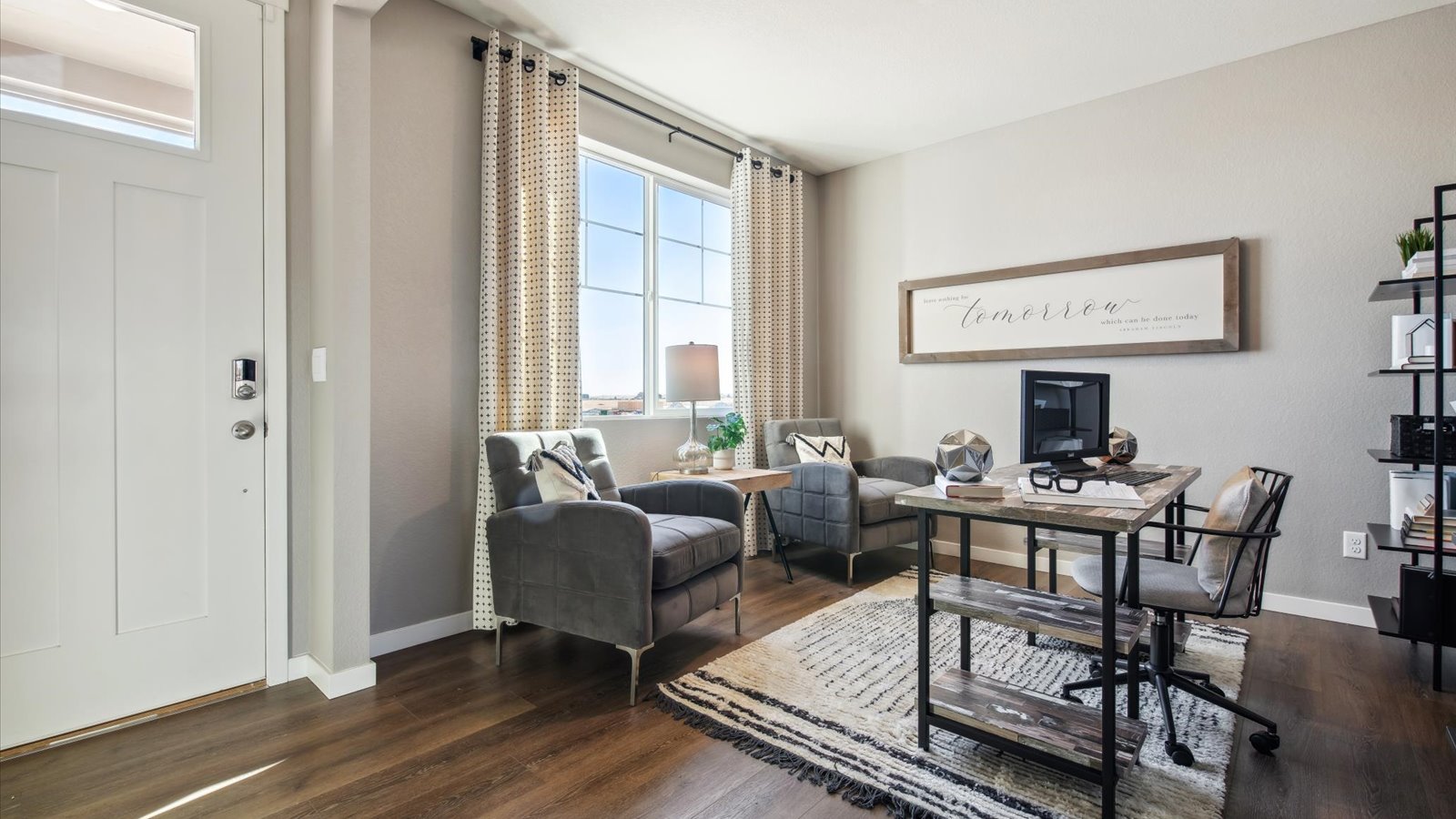 First floor office in new home