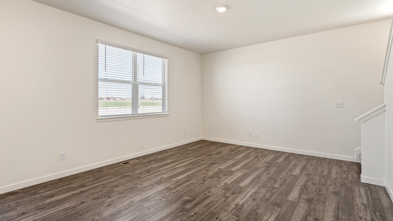 living room in new home